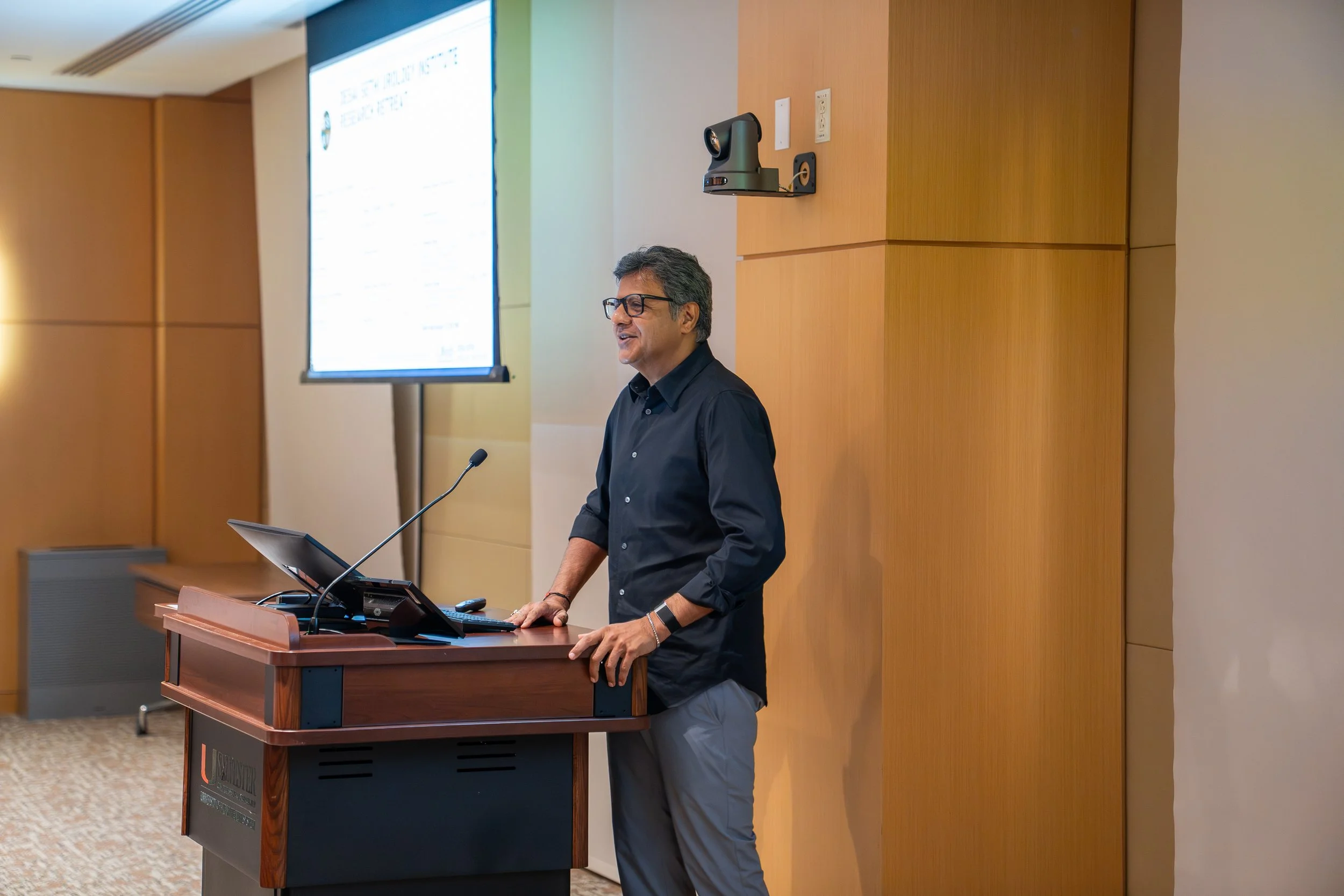 Dr. Parekh at DSUI Research Retreat