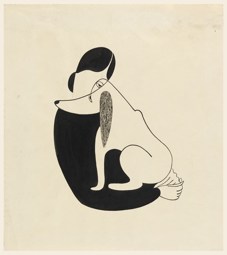We all need this on a cold day. The perfect canine cuddle.

Woman and Dog, Christine Malman, 1935.

Via @womensart1 (Twitter).
From the Cooper Hewitt Collection, Smithsonian Design Museum.

#womensart #dogdesign #itscoldoutside