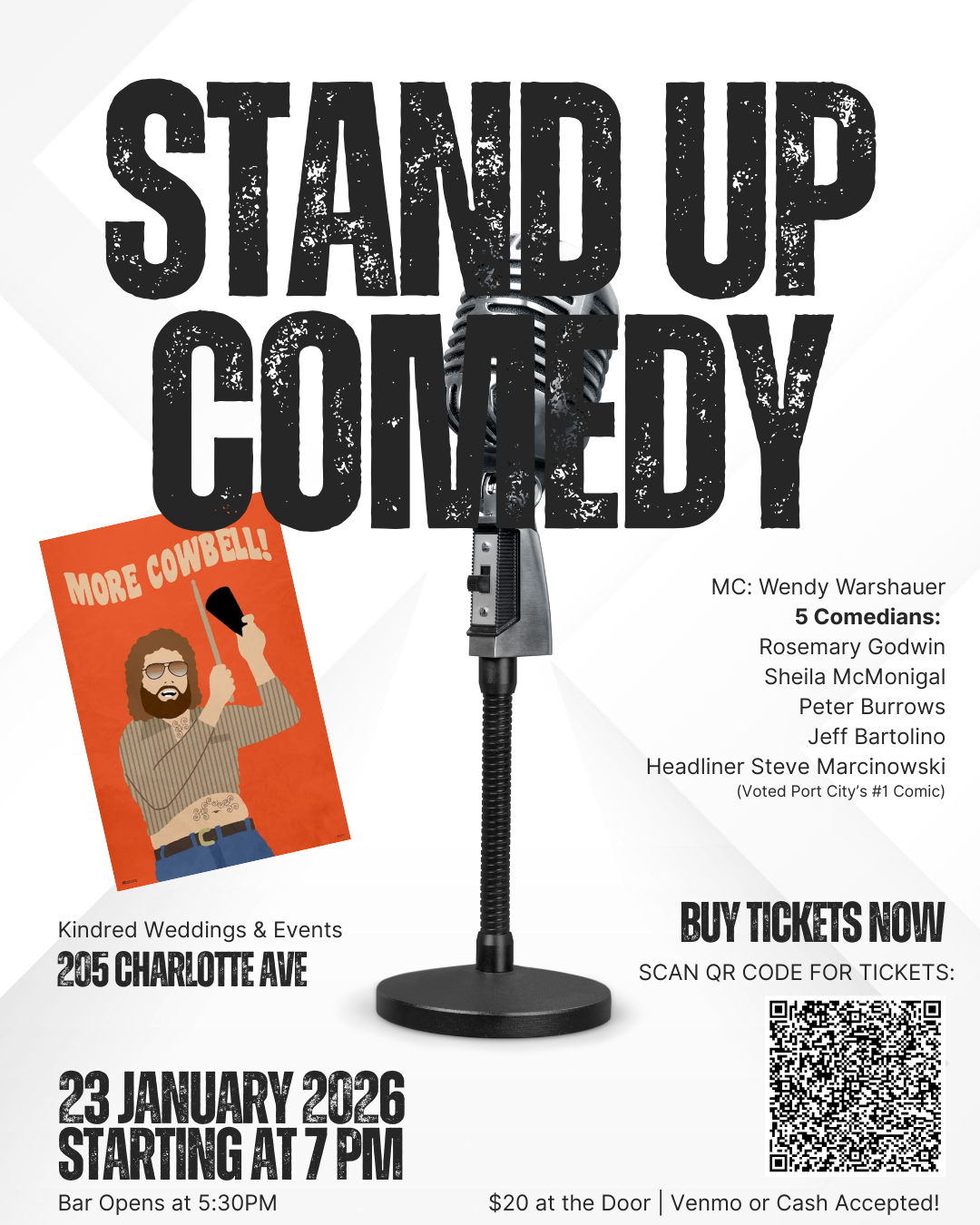 Stand Up Comedy Night - "More Cowbell"