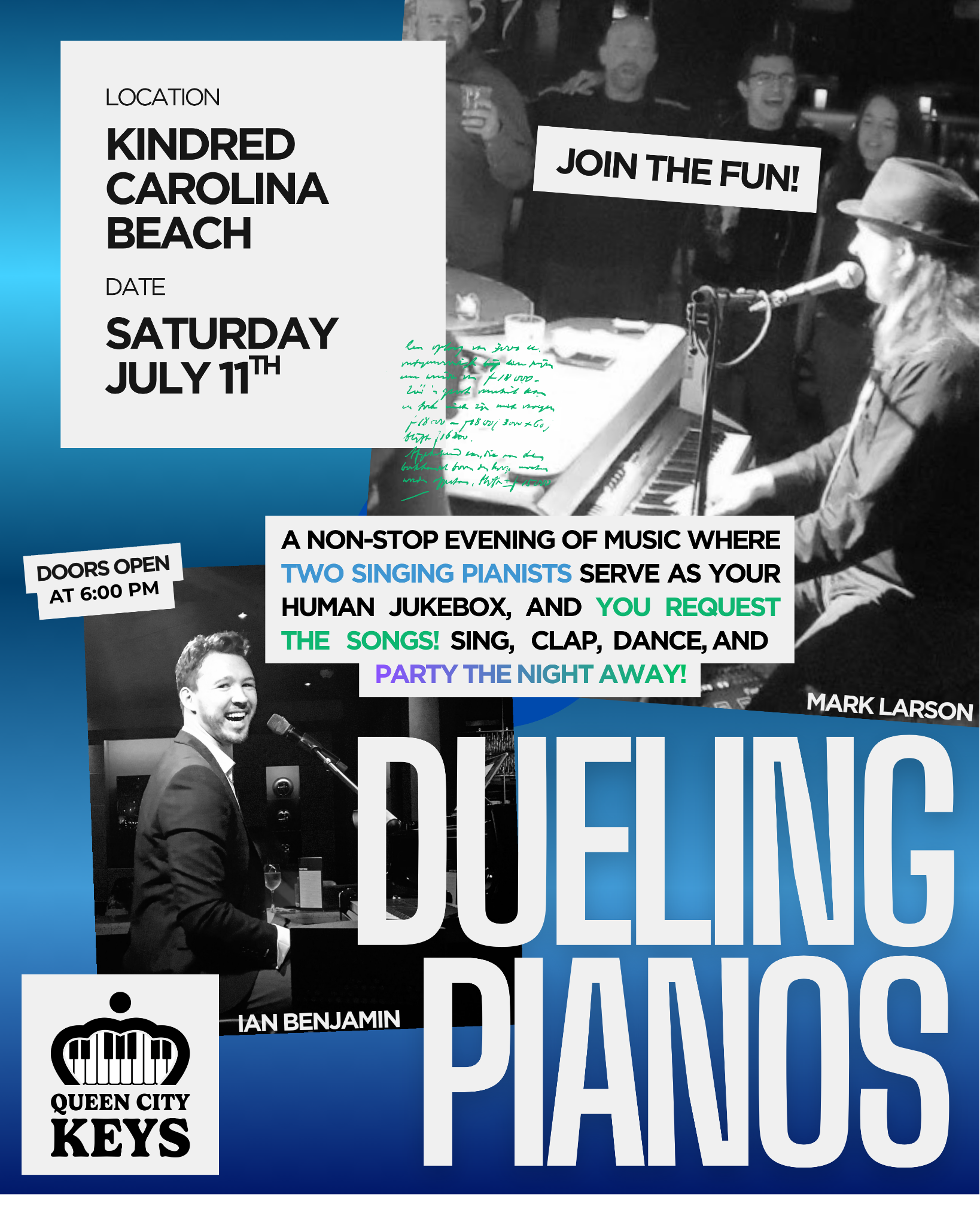 Dueling Pianos - Presented by Queen City Keys