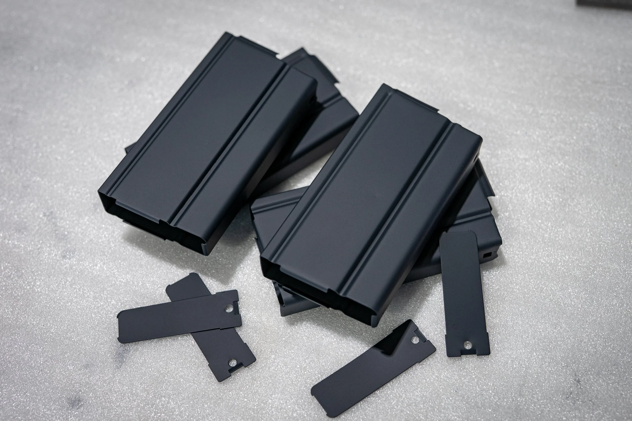 US M14 model 20 round NATO style magazines in H-188 Mag Pul Stealth Grey