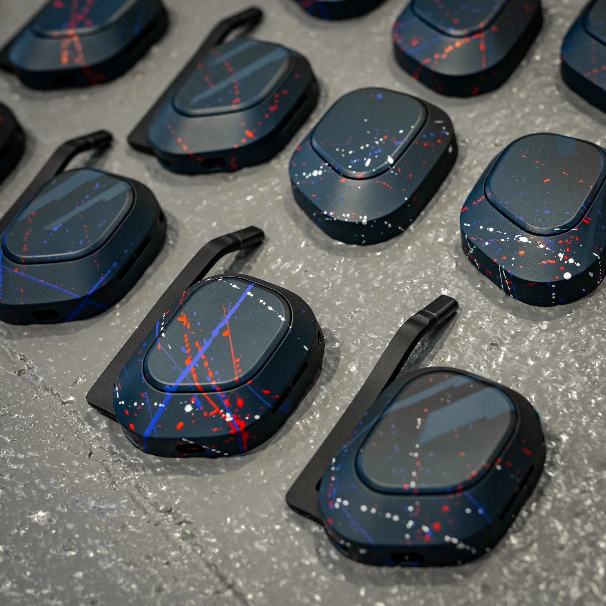 Corsair Headsets for Alpine F1 E-sports in H-127 Kel Tec Navy Blue, H-146 Graphite Black, H-140 Bright White and H-167 USMC Red 
