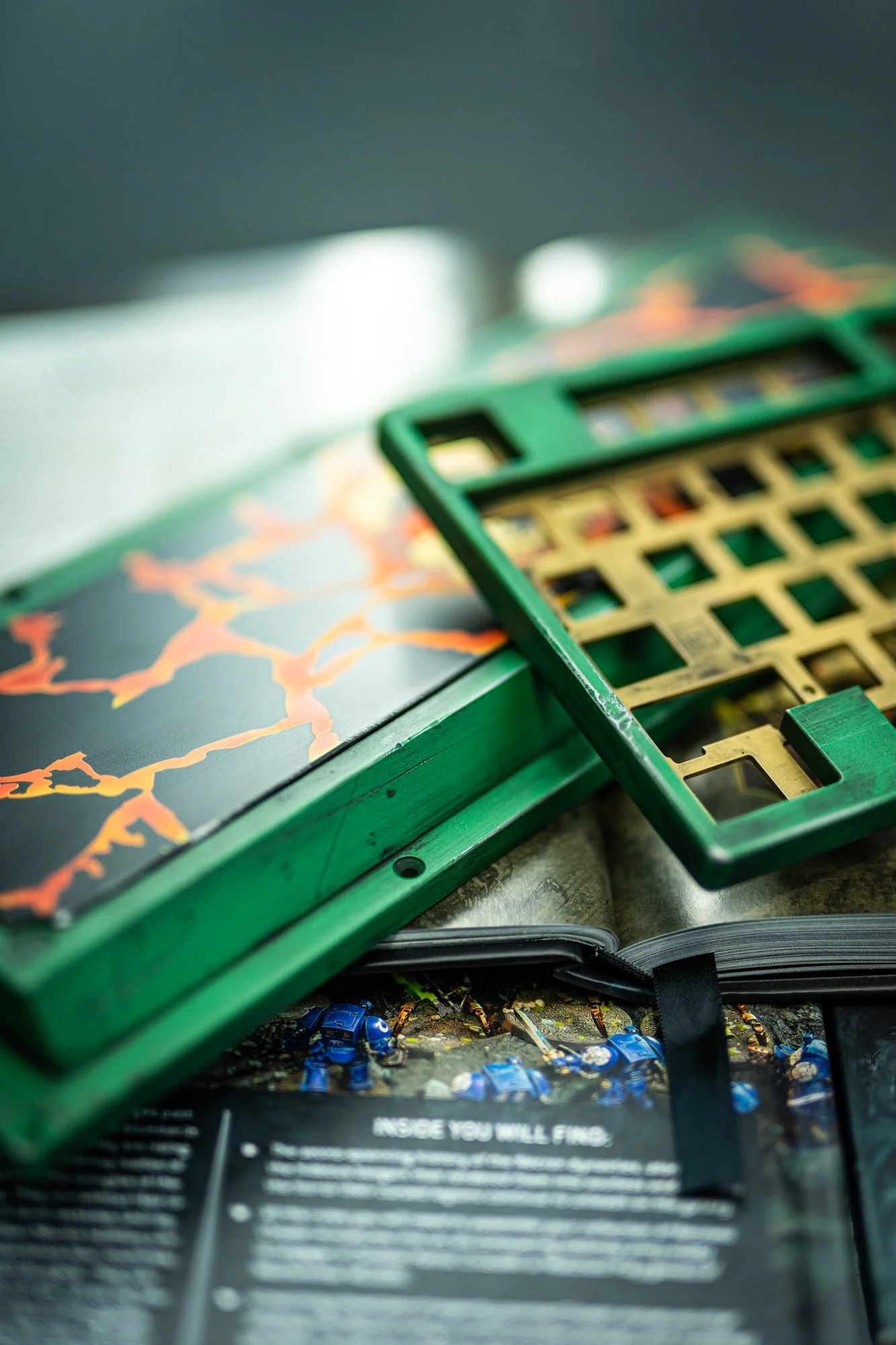 TGR TKL in a Warhammer 40K Salamanders finish - Chefs Special! 