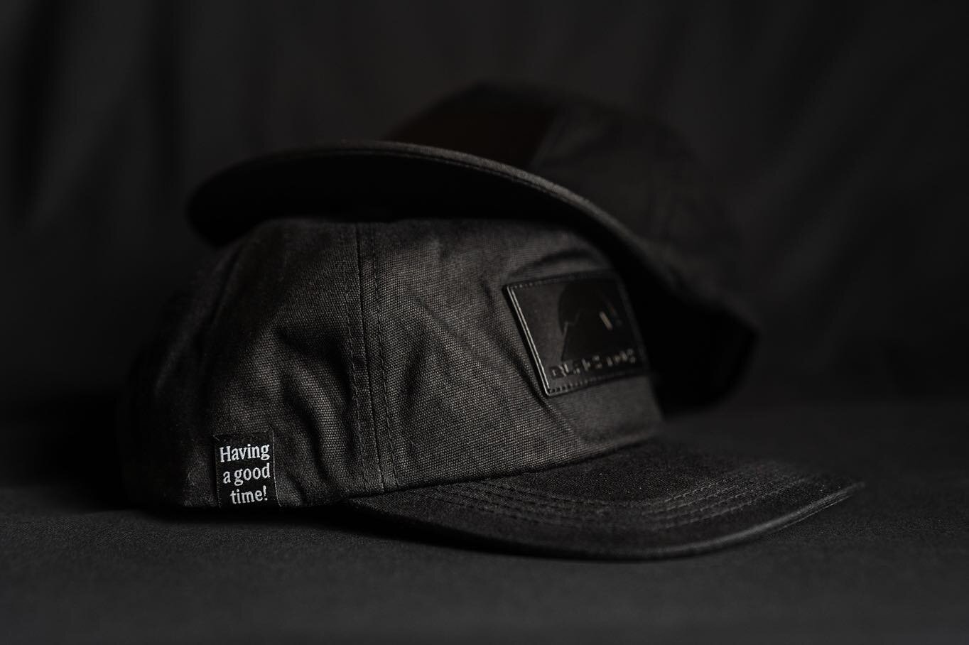 Introducing the Midnight Good Time Hat. 

Unstructured, waxed cotton hat with a blacked out leather patch and side pinch tag for holding your &ldquo;accessories.&rdquo;

Find em at the pub and our website.