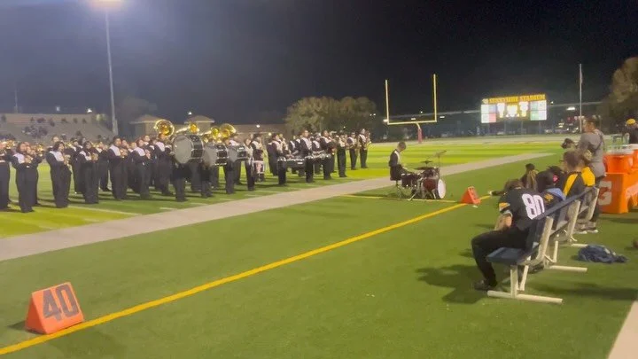 Pretty epic Drum highlights from my son Christopher over the last couple days&hellip; from a drum solo 🥁 on the 50 yard line on senior night at @edisonclassof26 football game &hellip; to the Selma Parade today with my daughter Symphony on Trumpet 🎺