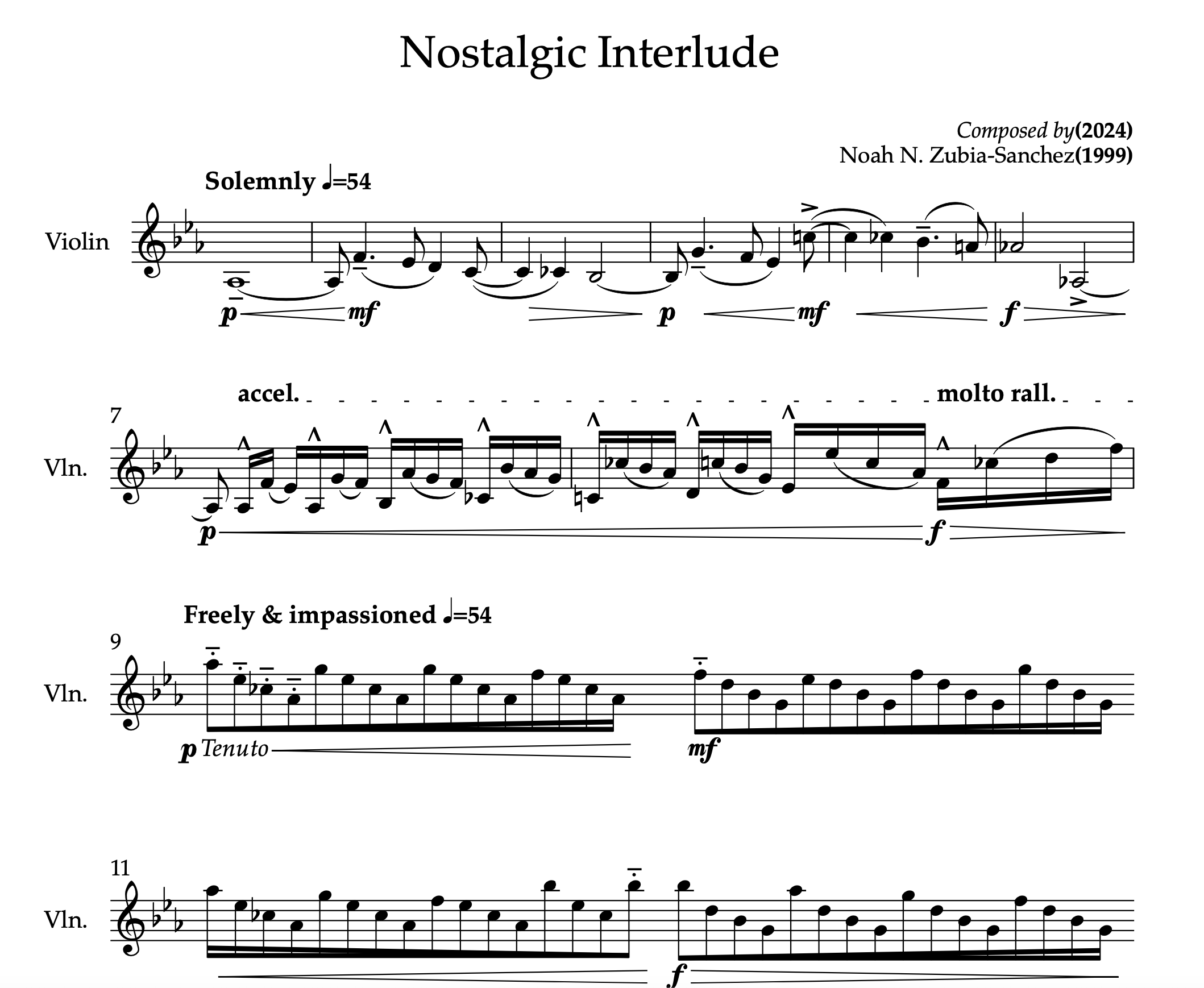 Nostalgic Interlude
