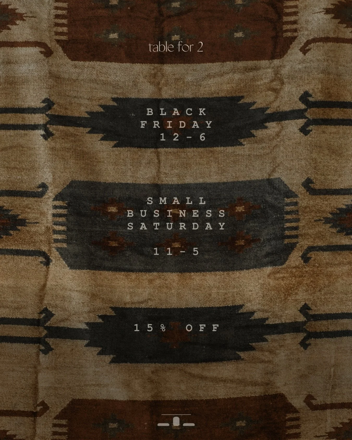 Find a treasure to take home with you this weekend - Black Friday and Small Business Saturday are finally here! 
⠀⠀⠀⠀⠀⠀⠀⠀⠀
As a thank you, we&rsquo;re offering all visitors 15% off! 
⠀⠀⠀⠀⠀⠀⠀⠀⠀
Take advantage of the sale and grab some holiday gifts - 