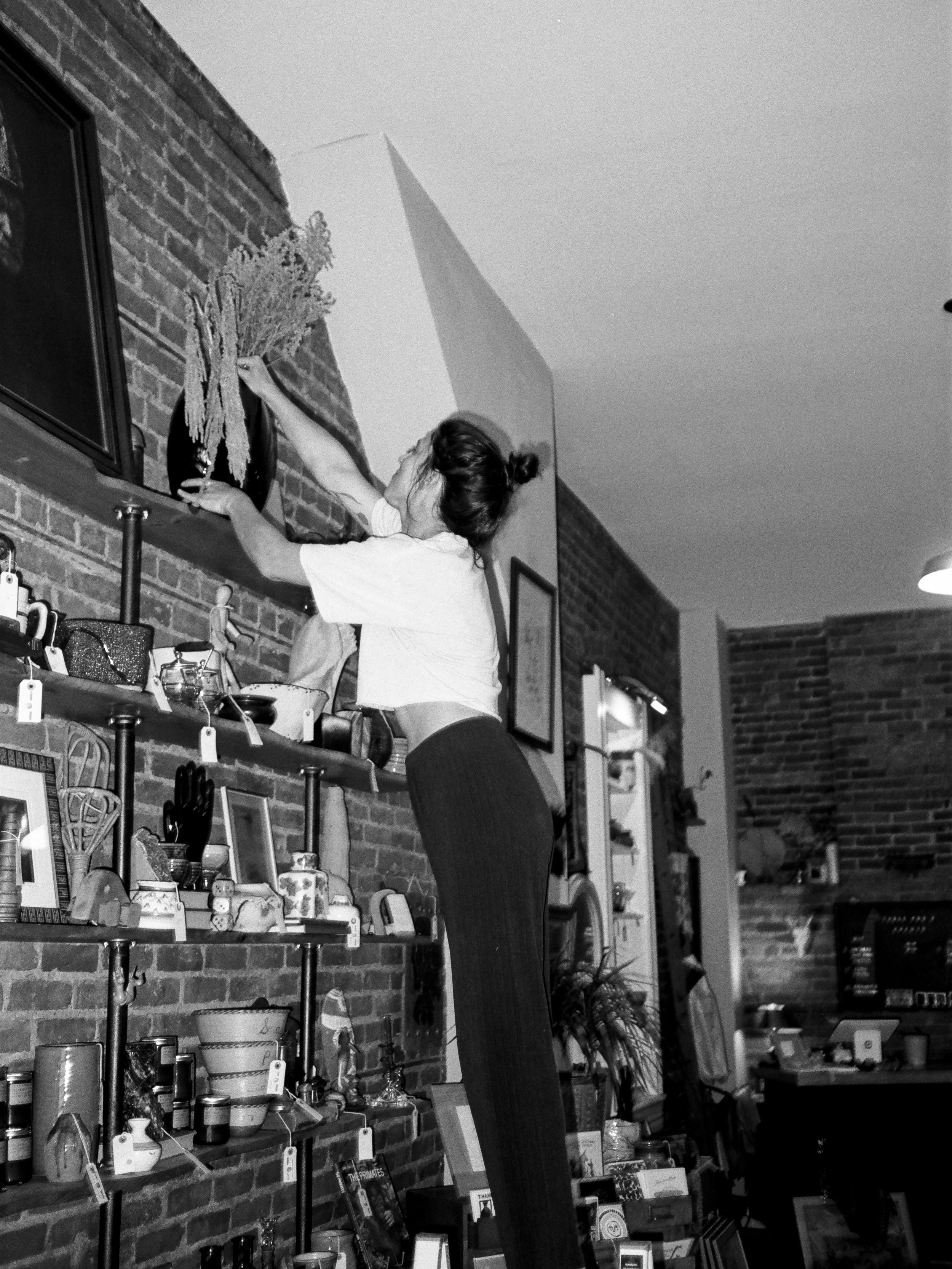 One thing about me is I will be tinkering and rearranging. Come see all the new [to us] items in the shop this wknd. Saturday 11-5 + Sunday 11-4.