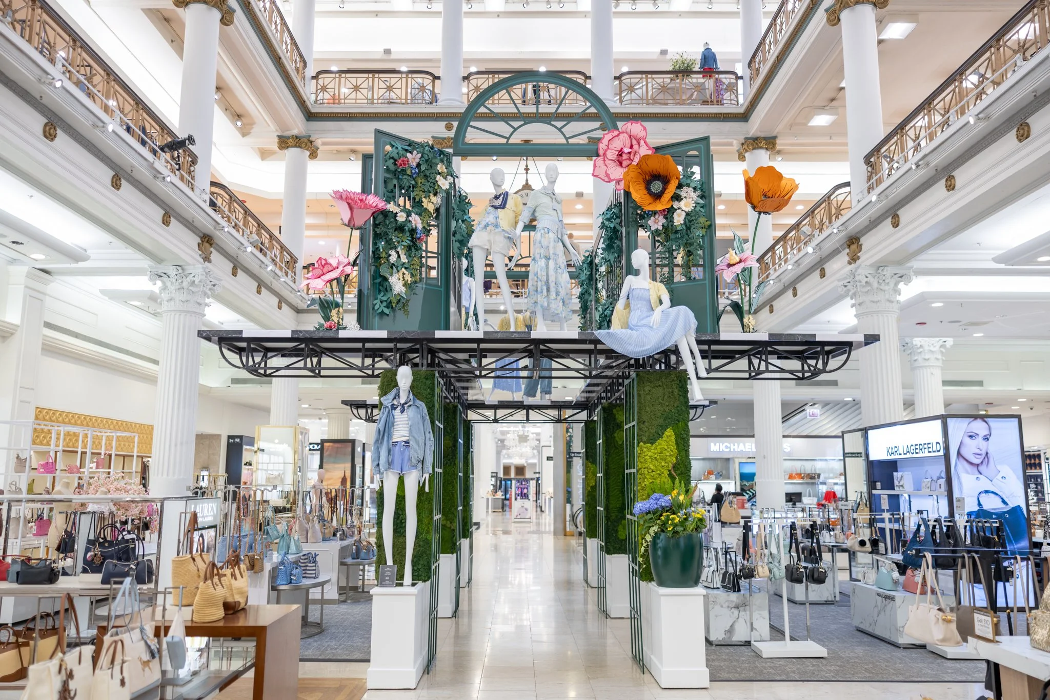Macy's Flower Show Pop Up at State Street