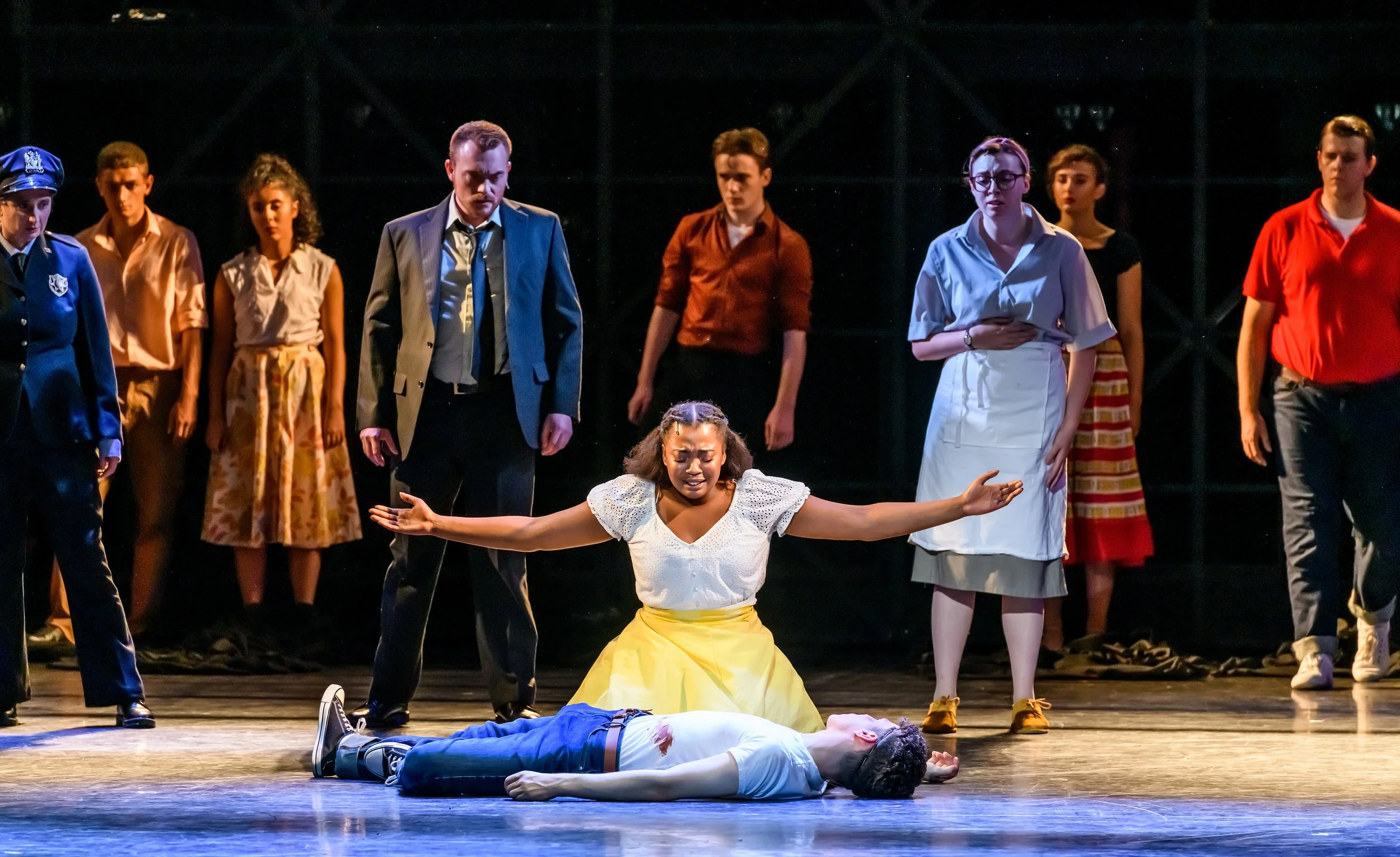West Side Story, Birmingham Hippodrome Youth Production, to 31st August 2019, 4****; Dan Auluk