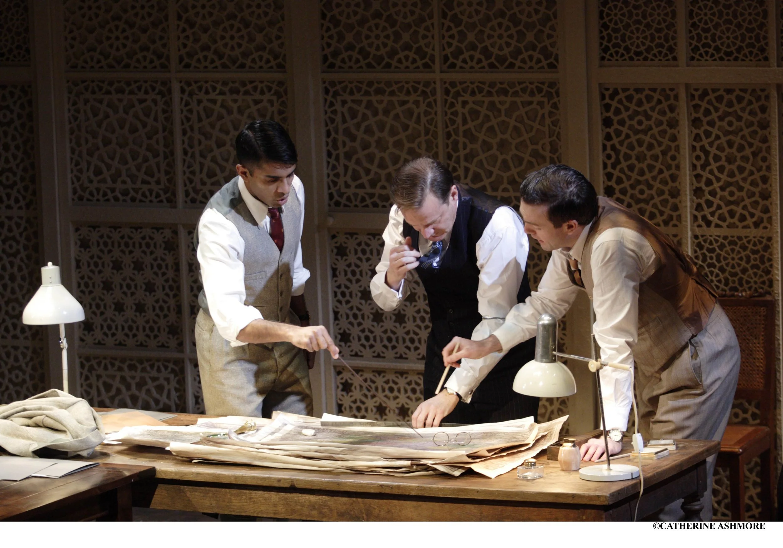 Drawing the Line by Howard Brenton: Hampstead Theatre at home and The Guardian to April 19th 2020. 3***. Review Mark Courtice