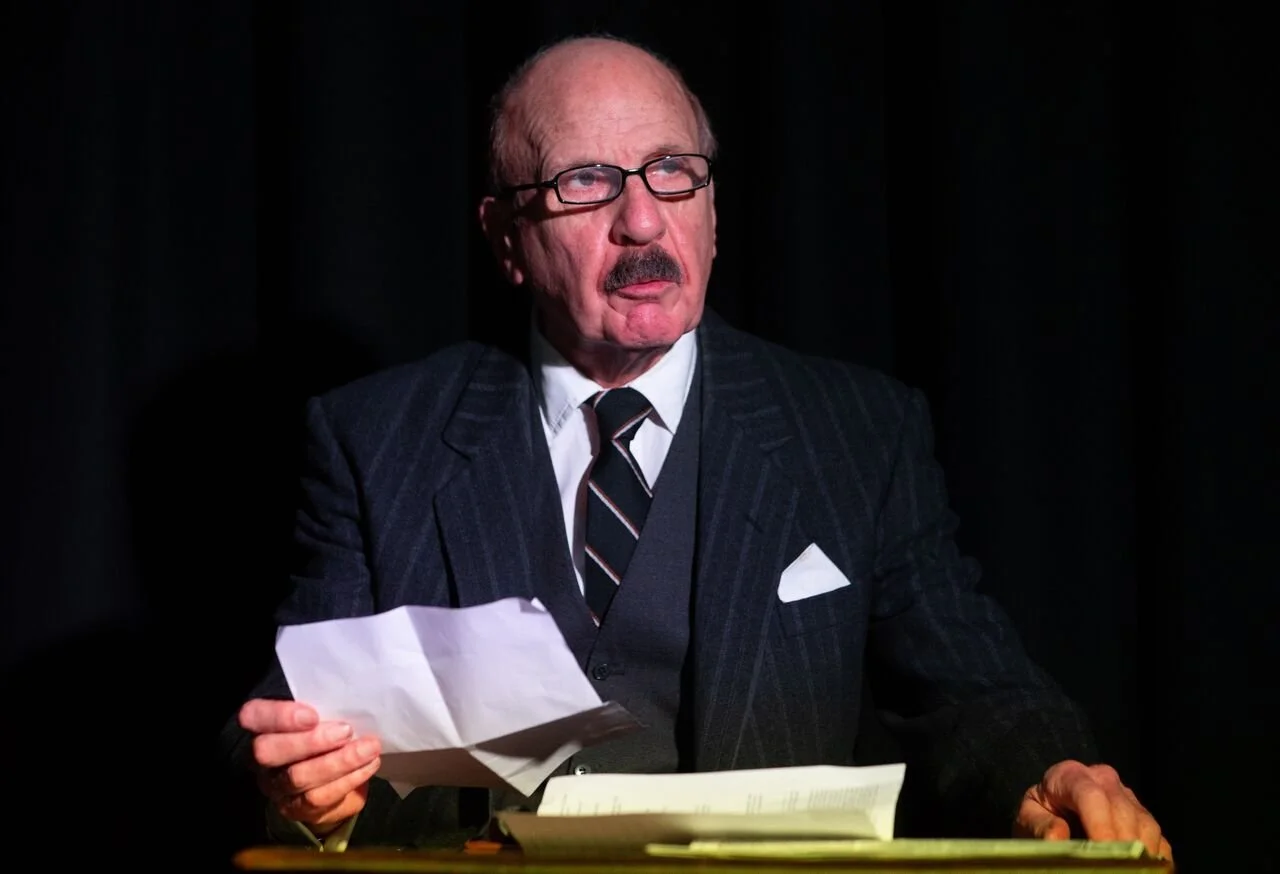 A Modest Little Man by Francis Beckett. Bread & Roses Theatre, London SW4 6DZ. 4****   William Russell