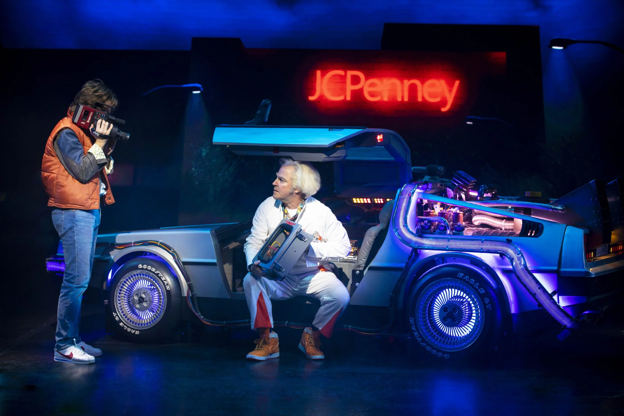 Back to the Future - the musical. Book by Bob Gale. Music and Lyrics by Alan Silvestri and Glen Ballard. The Adelphi theatre, The Strand, London. 4****. William Russell.