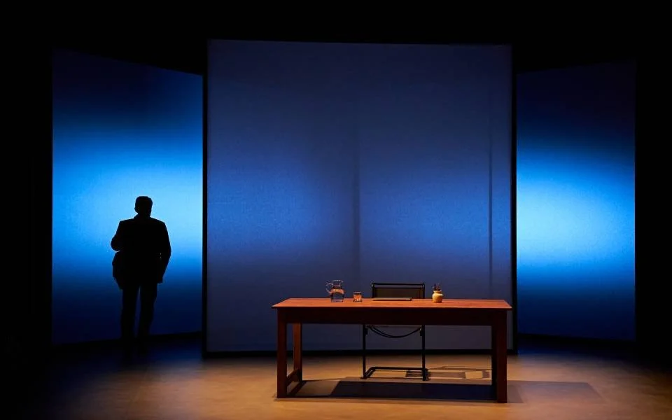 Beat the Devil by David Hare. The Bridge Theatre, Potters Field, London SE1 2SG selected dates until 31 October 2020. 4****. William Russell.