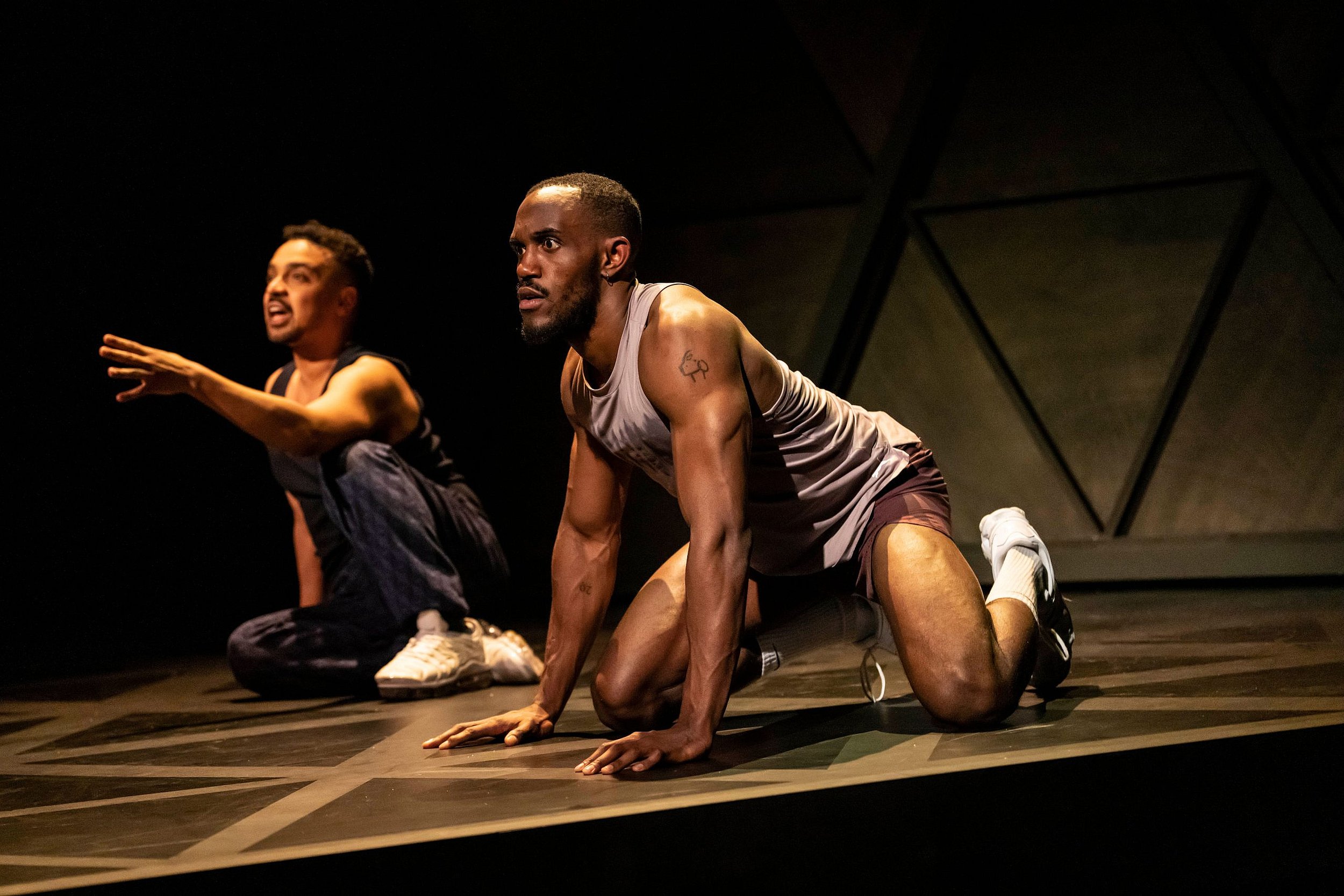 BLACK SUPERHERO by Danny Lee Wynter. Jerwood Theatre Downstairs, Royal Court, Sloane Square, London  to 29 April 2023. 4****. William Russell.