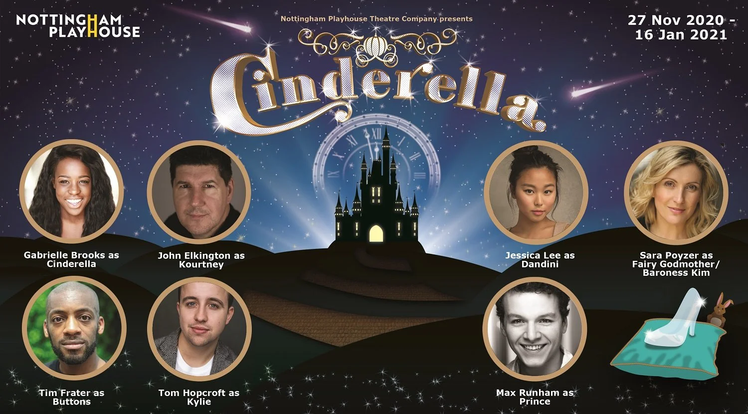 Cinderella goes to the ball in Nottingham Playhouse on 27 November. William Russell