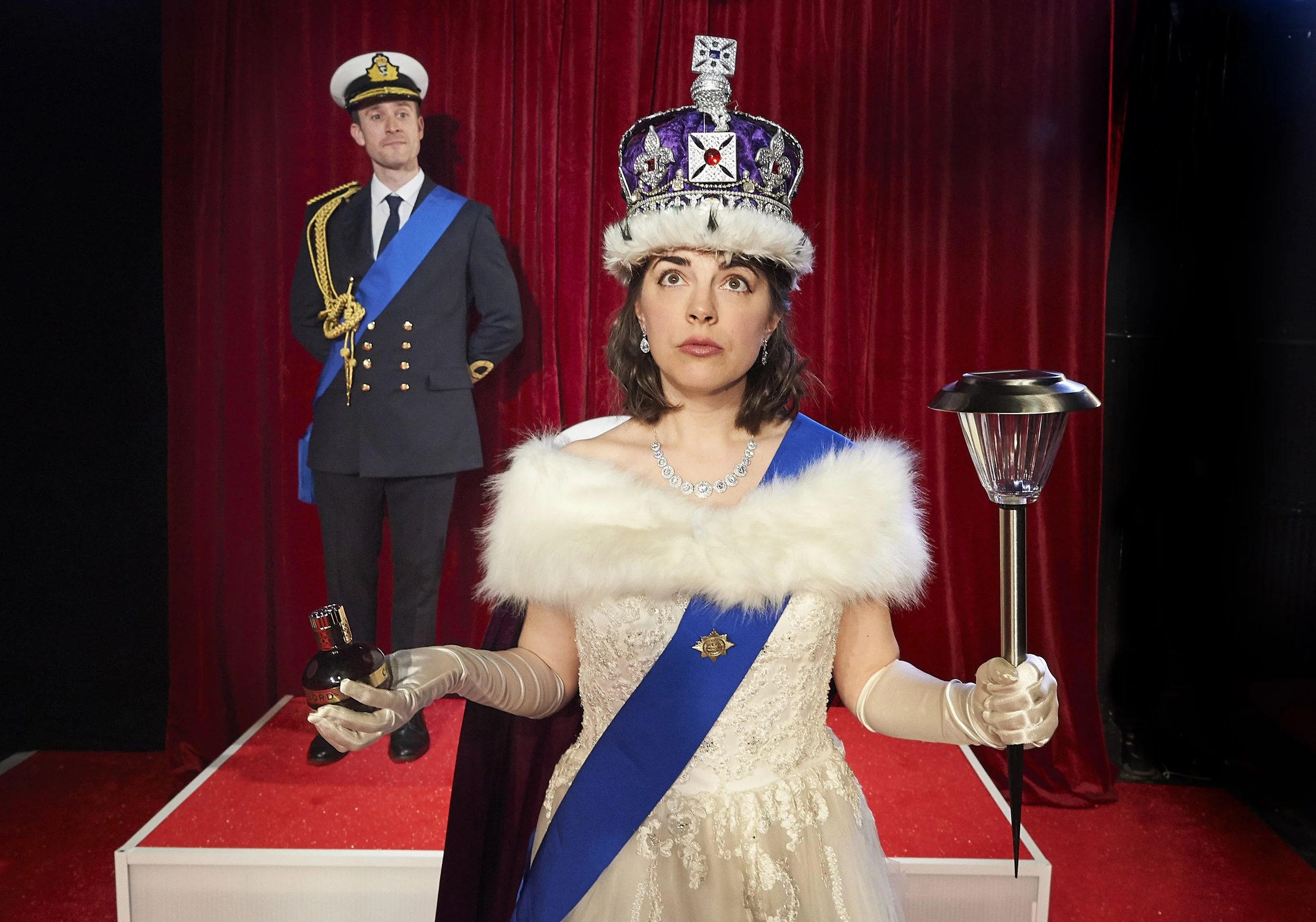 Crown Dual by Daniel Clarkson. Wilton's Music Hall, Grace Alley, London E1 to 14 September 2019. 4****. William Russell.