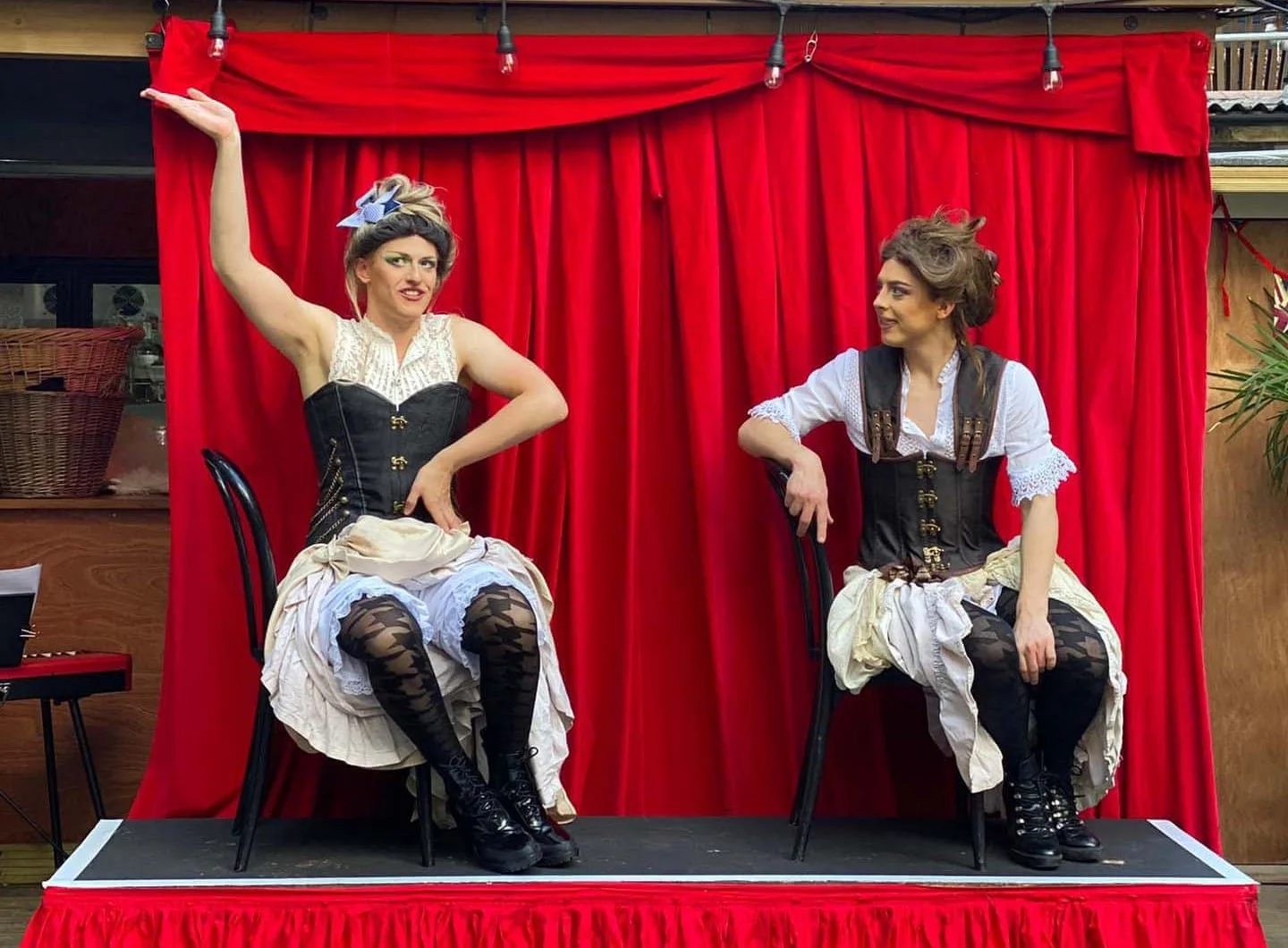 Fanny and Stella. Book and Lyrics Glenn Chandler, Music Charles Miller. The Garden Theatre, The Eagle, Kennington Lane, London SE11 to 28 August. 90 mins. 4****. William Russelll