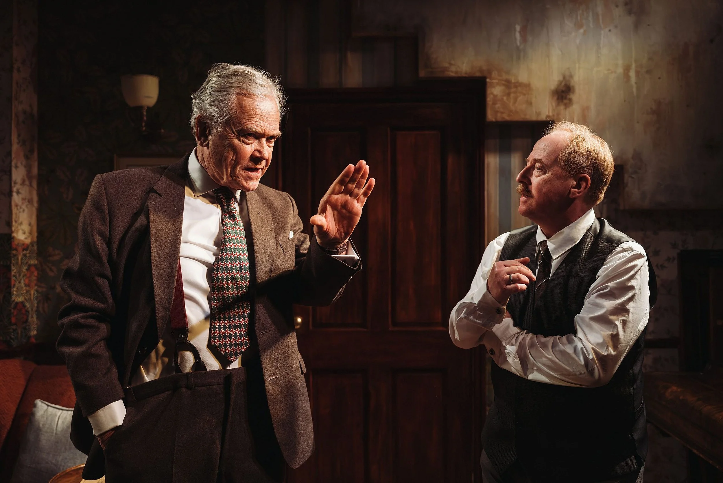 Farm Hall by Katherine Moar. Jermyn Street Theatre, 16b Jermyn Street, London W1 to 8 April 2023. 4****. William Russell.
