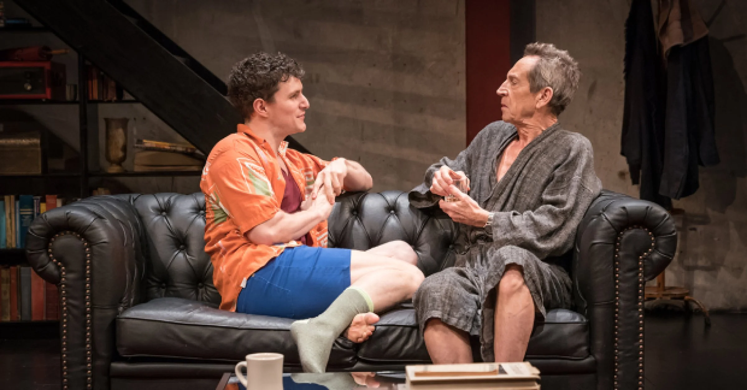 Gently Down the Stream by Martin Sherman. The Park Theatre, Finsbury Park, London. 5**** William Russell