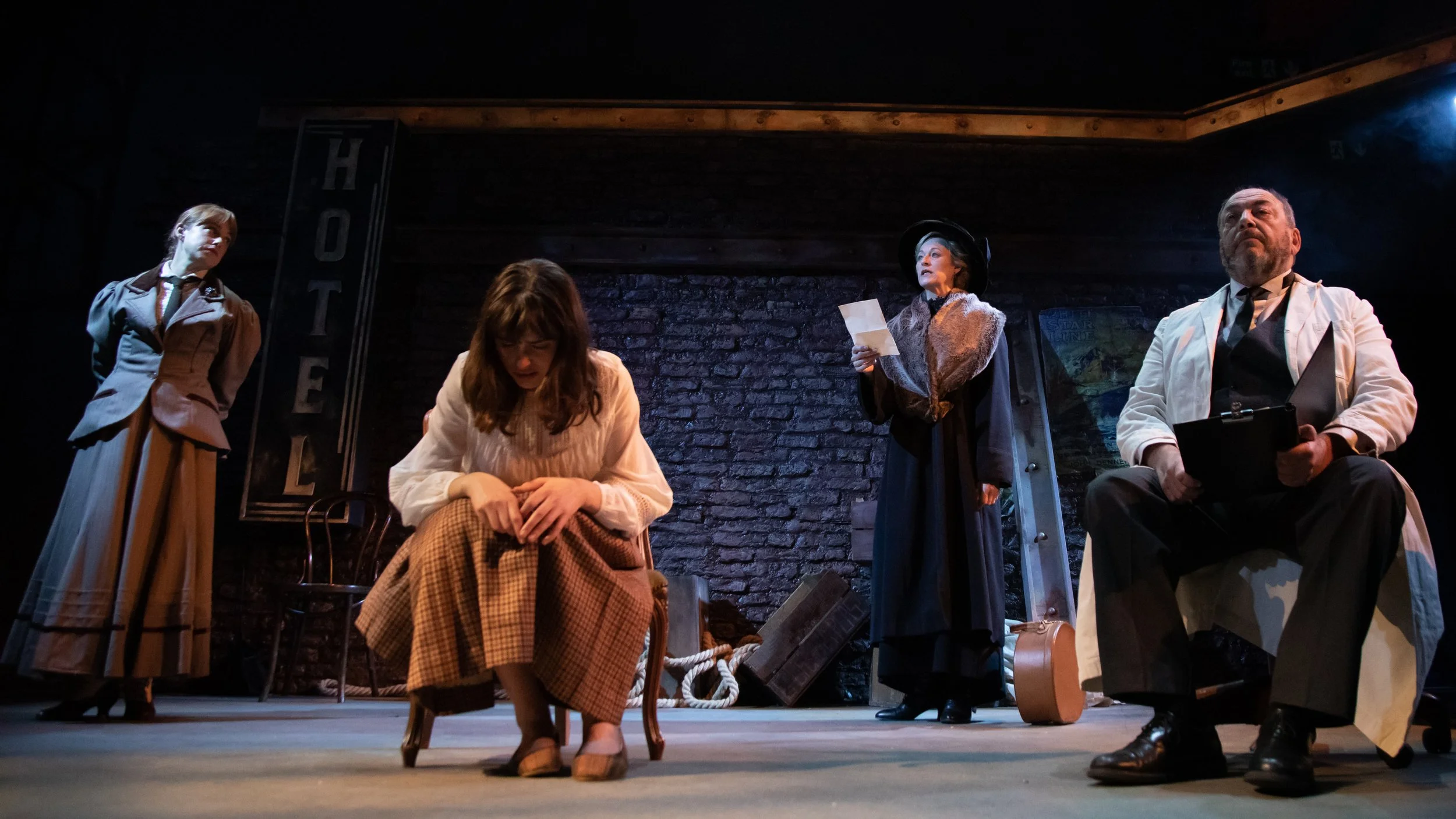 Ghosts of the Titanic by Ron Hutchinson. Park 90, Clifton Terrace, London N4 to 2 April 2022.  3***. William Russell