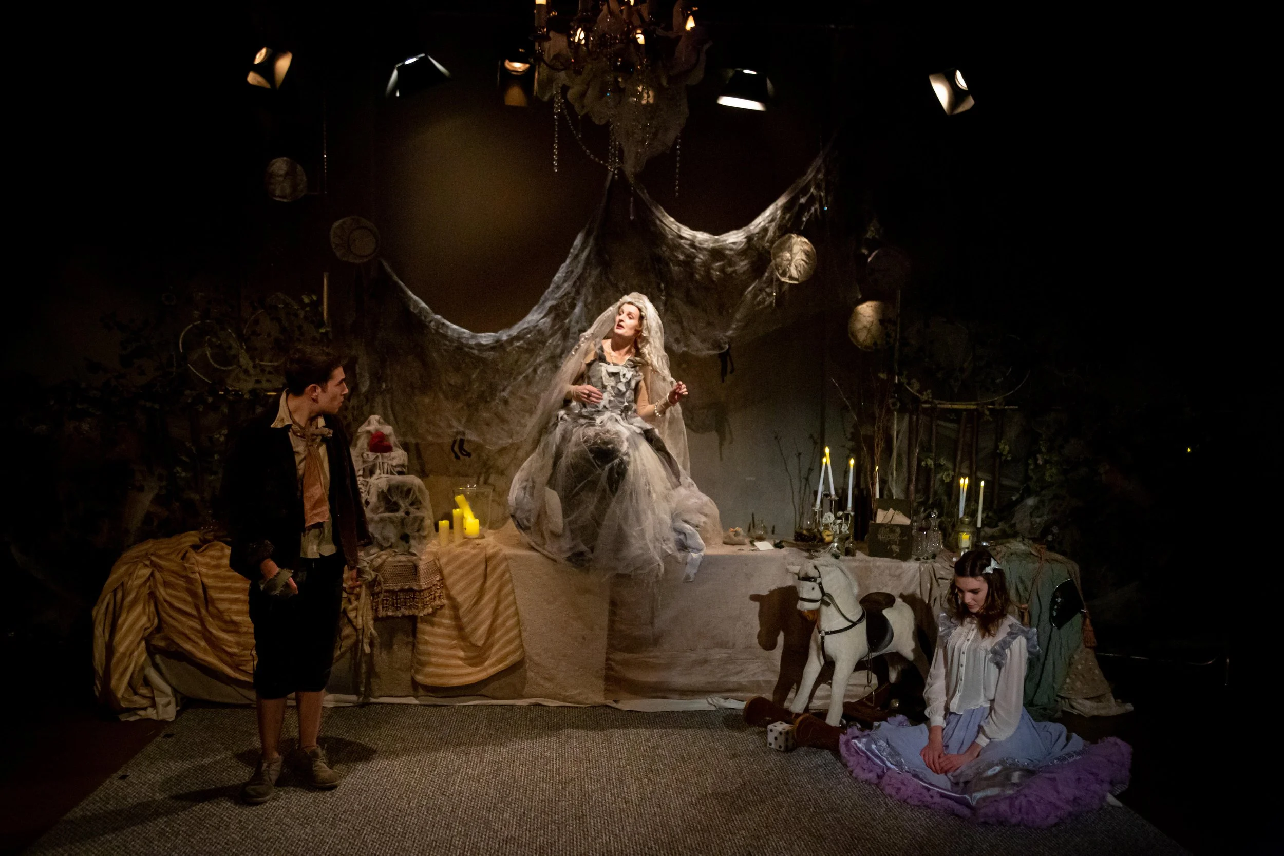 Great Expectations by Charles Dickens adapted by Lydia Vie. the Playground Theatre, Latimer Road, London W10 to 29 December 2019. 4****. William Russell
