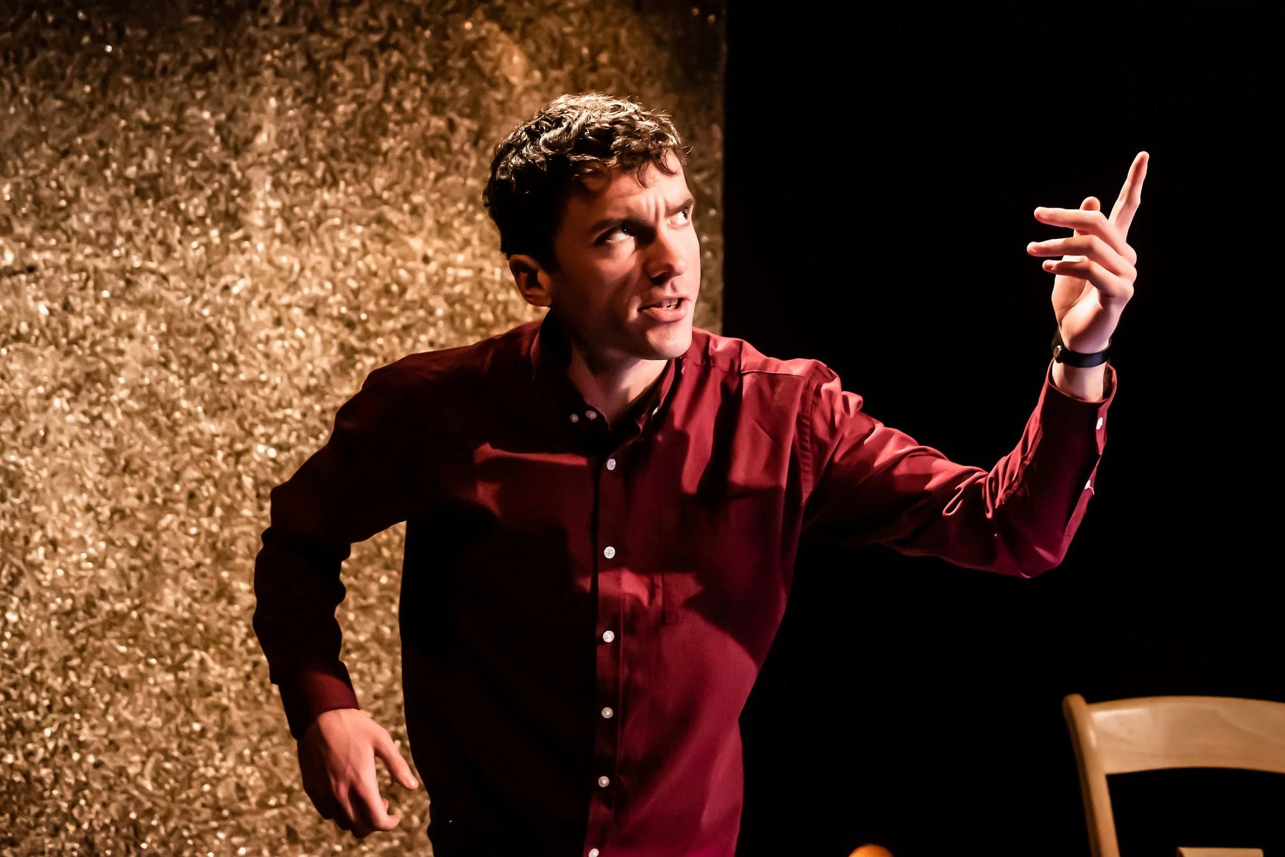 Not Now by David Ireland. The Finborough Theatre, 118 Finborough Road, London SW10 to 26 November 2018. 4****. William Russell