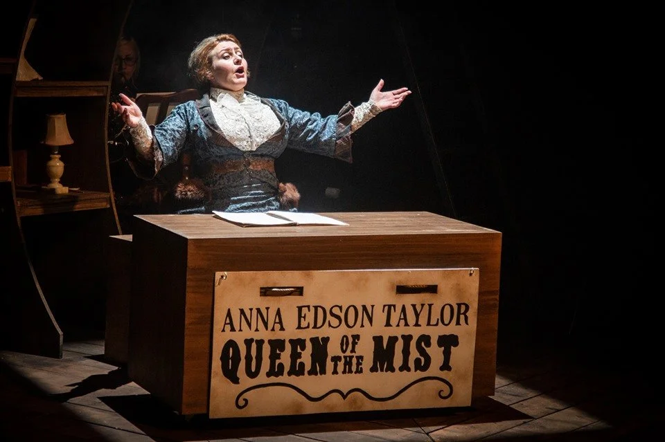Queen of the Mist by John Michael LaChiusa to 5 October. Charing Cross Theatre, Viliers Street, London WC2N. 4****. William Russell        don WC2. 4**