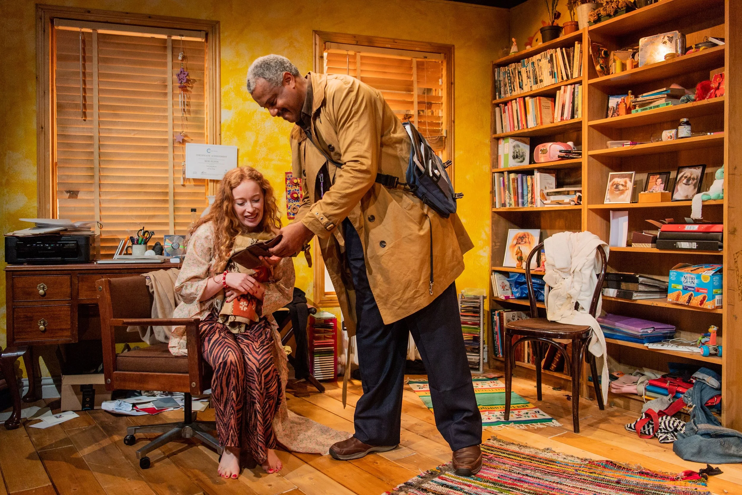 The Dog Walker by Paul Minx. Jermyn Street Theatre, 18b Jermyn Street, London  SW1Y to 7 March 2020. 4****. William Russell.