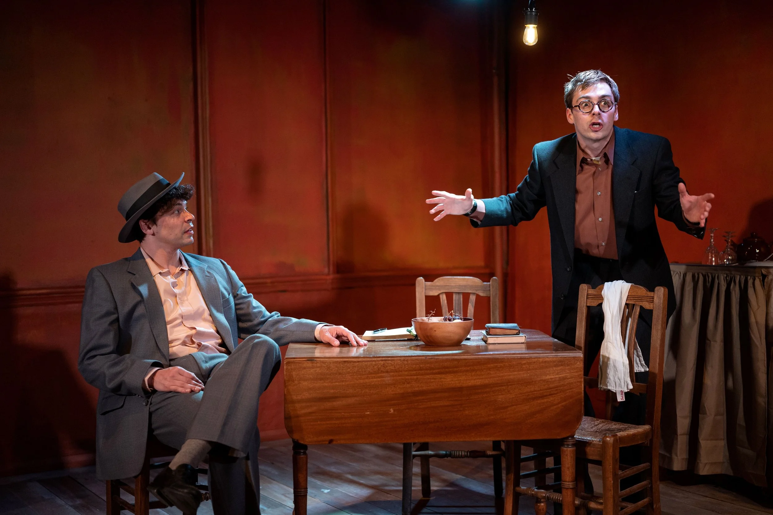 The Dwarfs by Harold Pinter adapted by Kerry Lee Crabbe. The White Bear Theatre, 138 Kennington Park Road, London SE11 to 5 June 2022.  5*****. William Russell