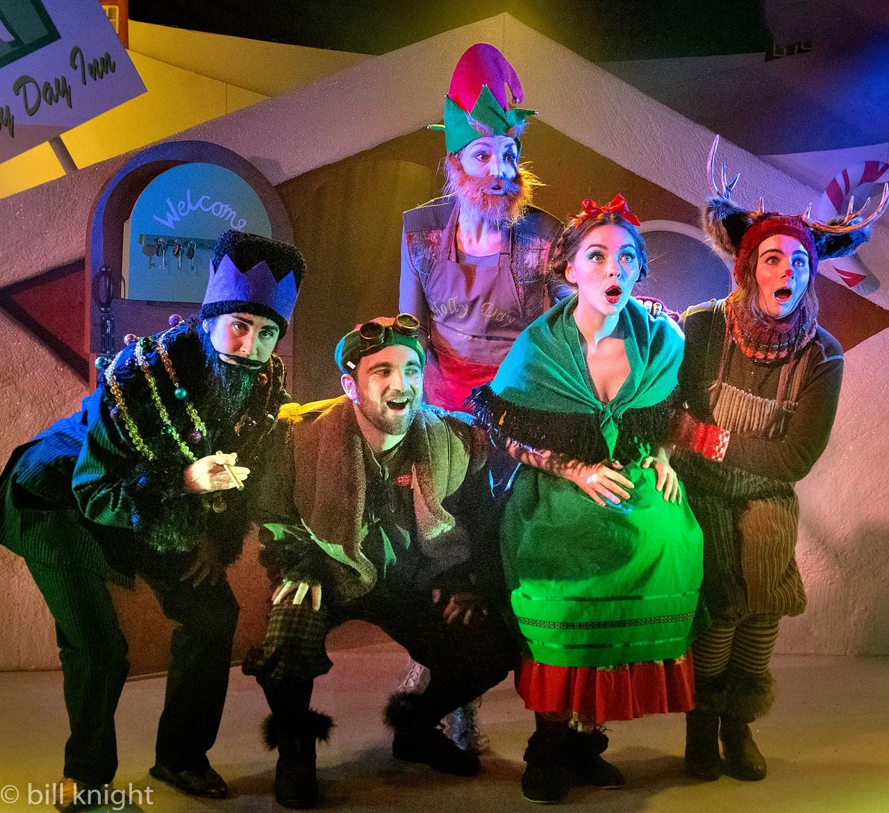 The Nativity Panto by John Savournin and David Eaton. The King's Head Theatre, 115 Upper Street, Islington, London N1 to 11 January 2020. 4****. William Russell