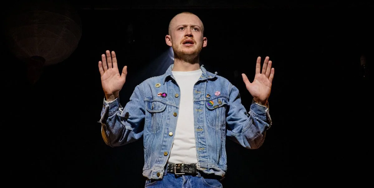 The Night That Larry Kramer Kissed Me by John Drake. New Wimbledon Theatre Studio to 26 February 2022.           . William Russell