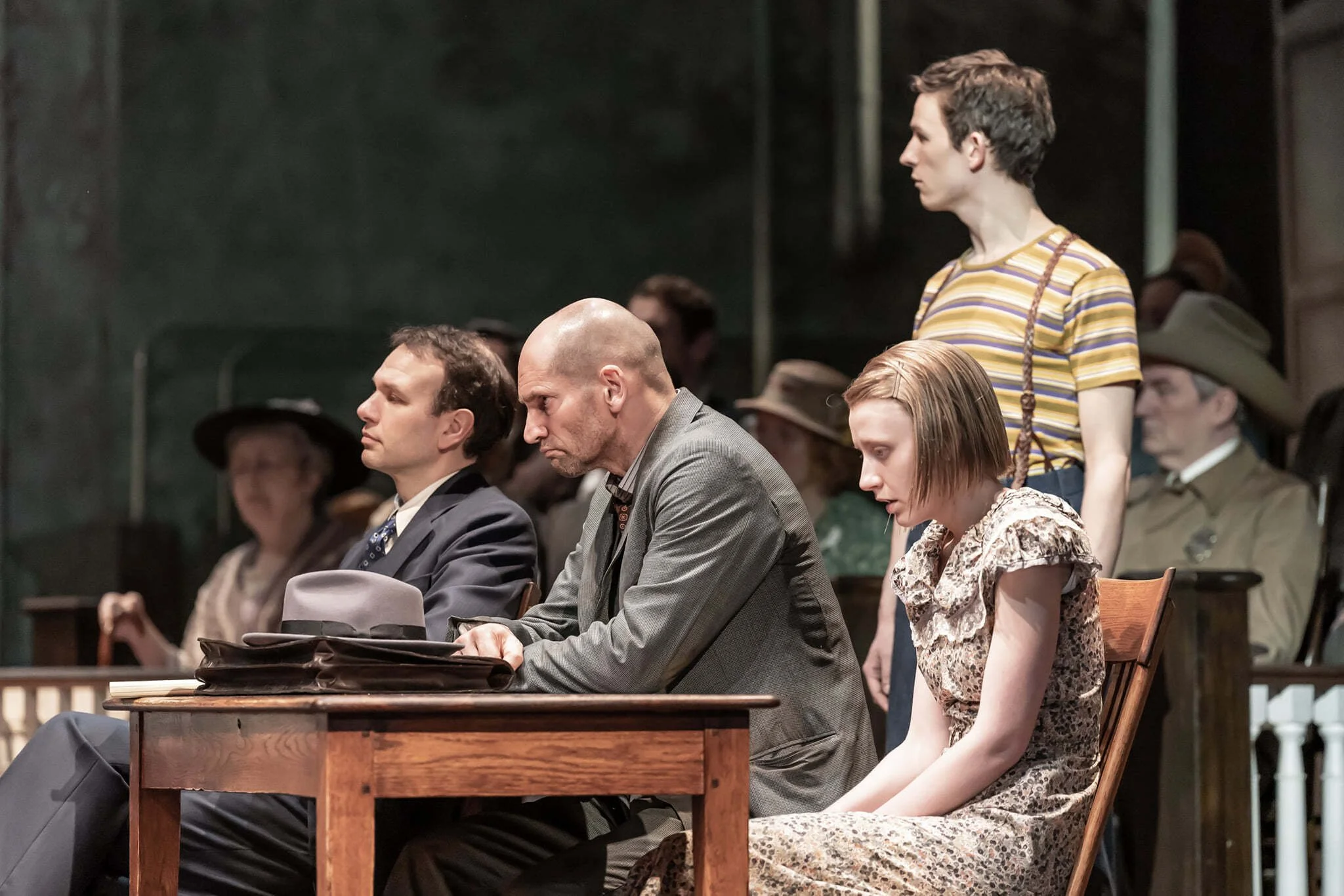 To Kill A Mocking Bird by Aaron Sorkin based on the novel by Harper Lee. Gielgud Theatre, Shaftesbury Avenue, London W1. 4****. Booking to 19 November 2022. William Russell