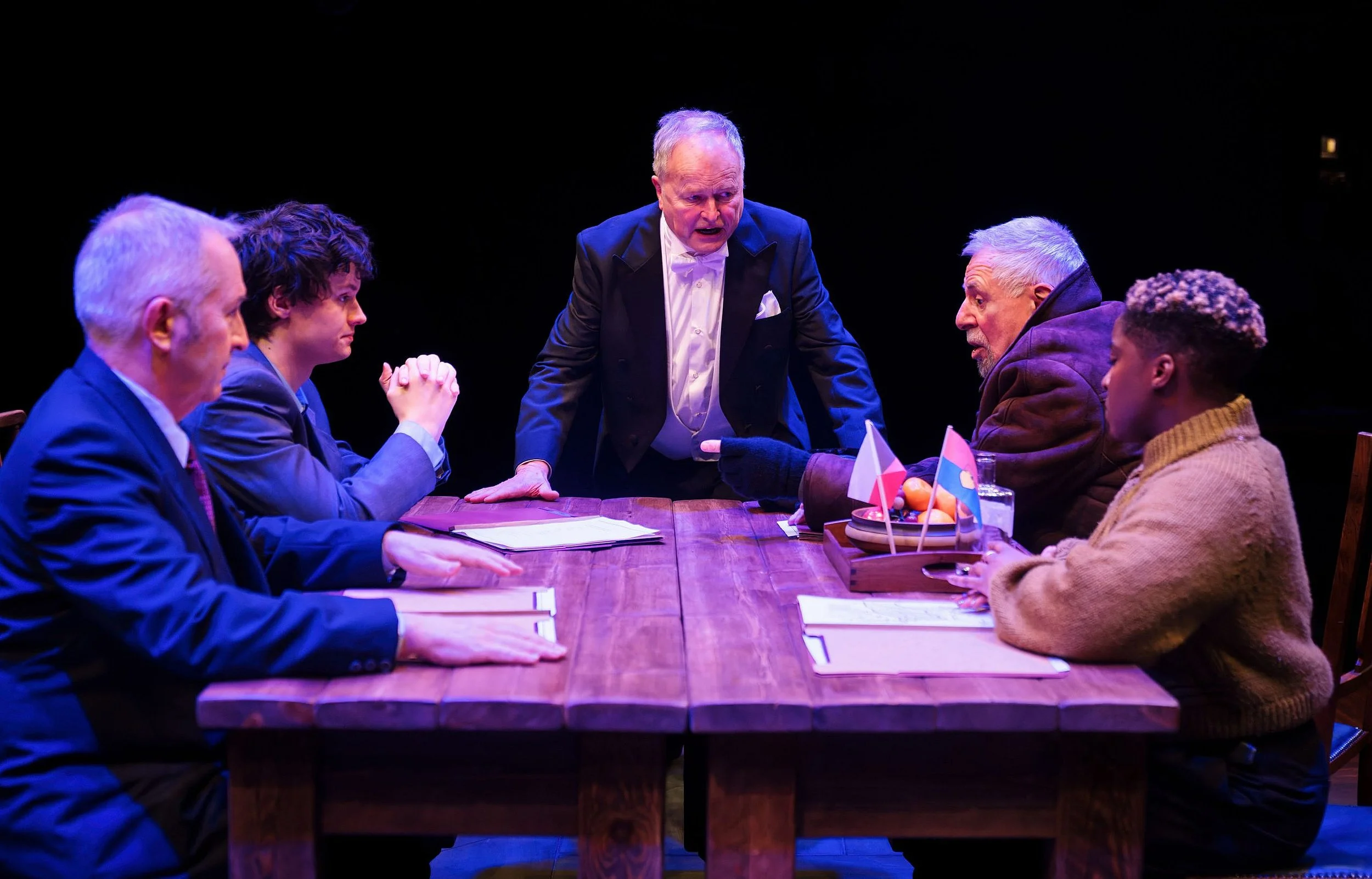 Winner's Curse by Daniel Taub with Dan Patterson. Park Theatre, 13 Clifton Terrace, London N4 to 11 March 2023. 3***. William Russell.