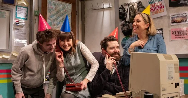 You Stupid Darkness! by  Sam Steiner. Southwark Playhouse,  77 Newington Causeway, London SE1 to 22 February 2020. 3***. William Russell.