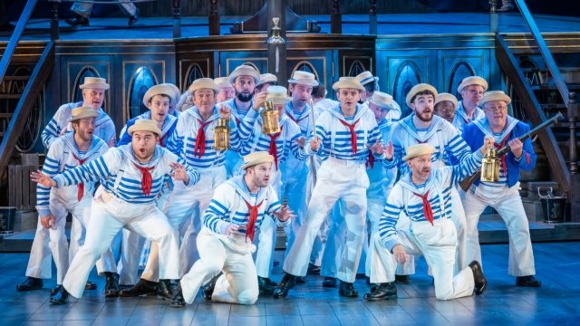 HMS Pinafore by W.S. Gilbert and Sir Arthur Sullivan. In repertoire English National Opera, the Coliseum, St Martin's Lane, London WC2. 4****. Clare Colvin