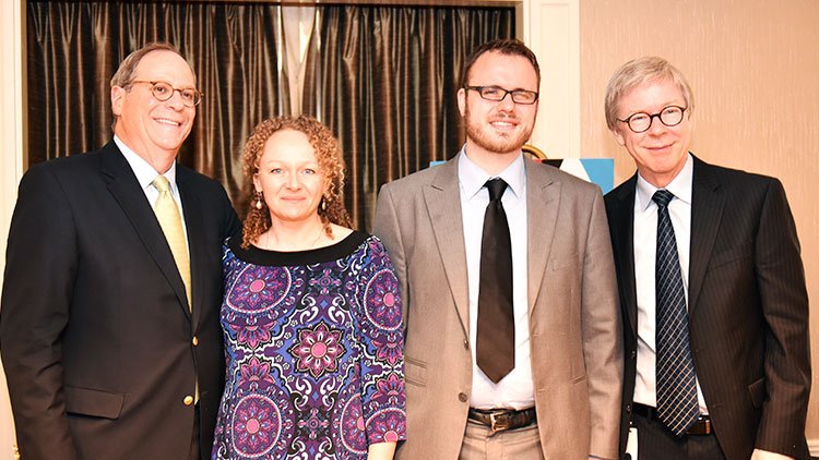  BMI’s Vice President Writer/Publisher &amp; Industry Relations Charlie Feldman, BMI Foundation President Deirdre Chadwick, BMI Future Jazz Master Aaron Hedenstrom and BMI Director, Jazz &amp; Musical Theatre Pat Cook. 