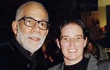  R&amp;B Foundation Board member and Emmy Award-winning “60 Minutes” anchor Ed Bradley with BMI’s Alison Smith 