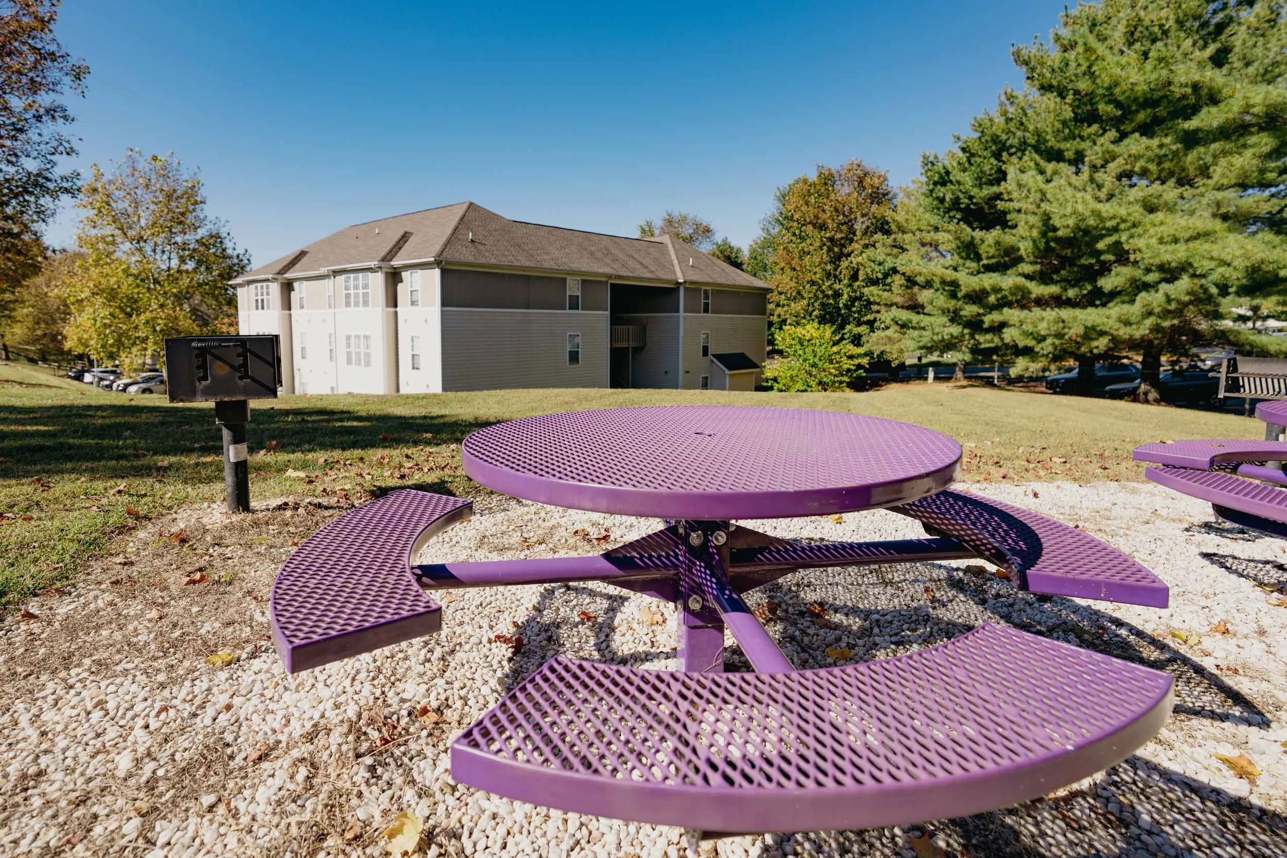Collegiate Suites & Hunters Ridge of Blacksburg | Student Apartments near Virginia Tech | Grilling Area