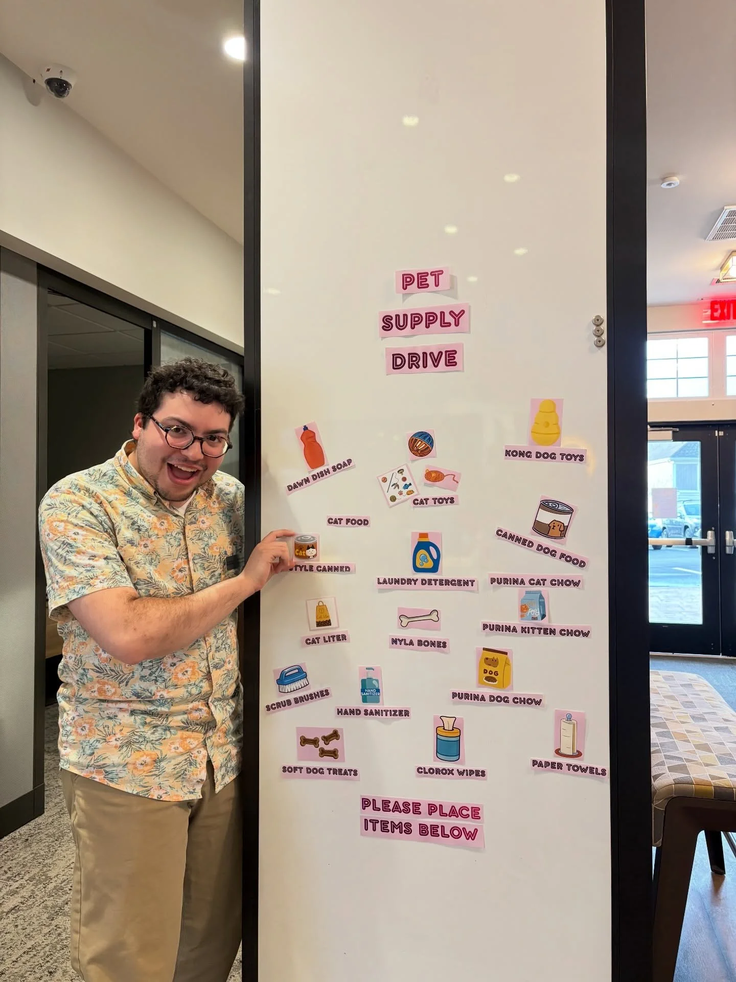 Our pet supply drive is still going on!🐶

Stop by the clubhouse today to donate treats, blankets, cleaning supplies, food, or toys for the montgomery county animal shelter!🐱 

#thismustbetheplace #vt #hokies #blacksburg #animalshelter