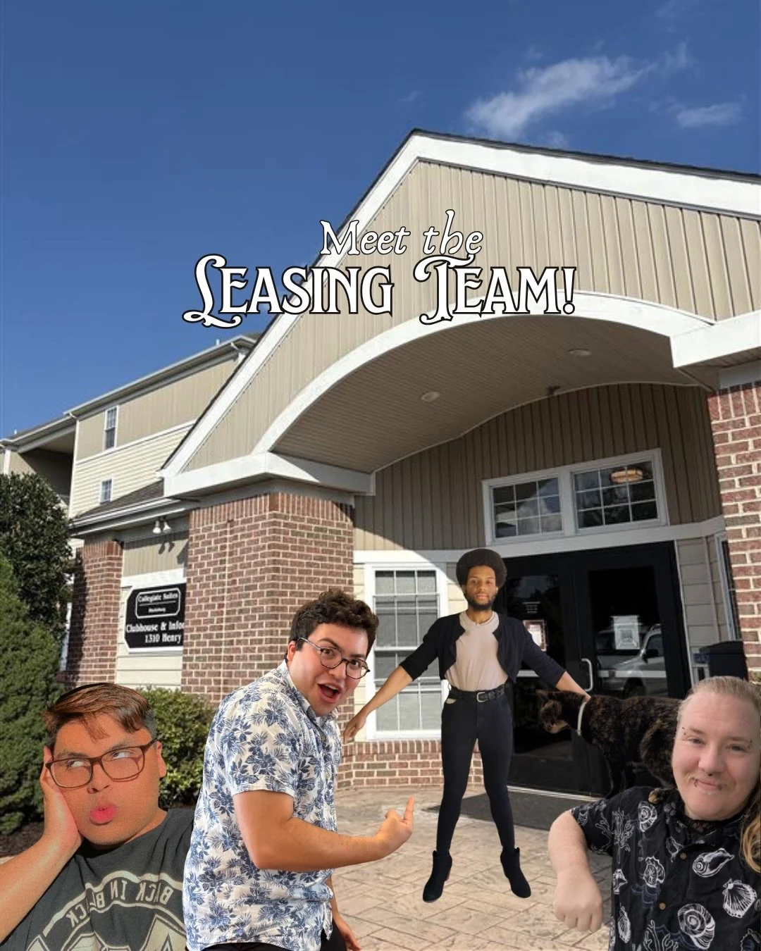 Meet the leasing team!🍿

Whether you&rsquo;re looking for your new home or you&rsquo;ve already found it at CSHR, our leasing consultants ate full of energy and information to help you!🏡

Some fun facts about our LCs:
Nelson enjoys playing video ga