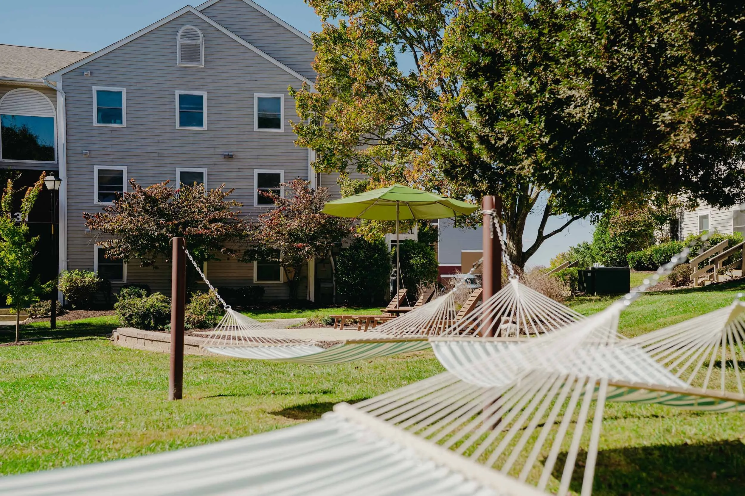 Collegiate Suites & Hunters Ridge of Blacksburg | Student Apartments near Virginia Tech | Hammock Garden