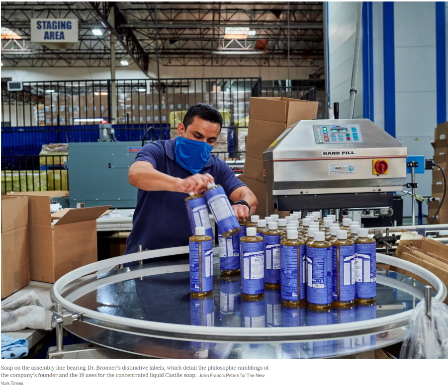 Dr. Bronner's and Mission Fed Credit Union Launch Income Advance Program in Southern California!