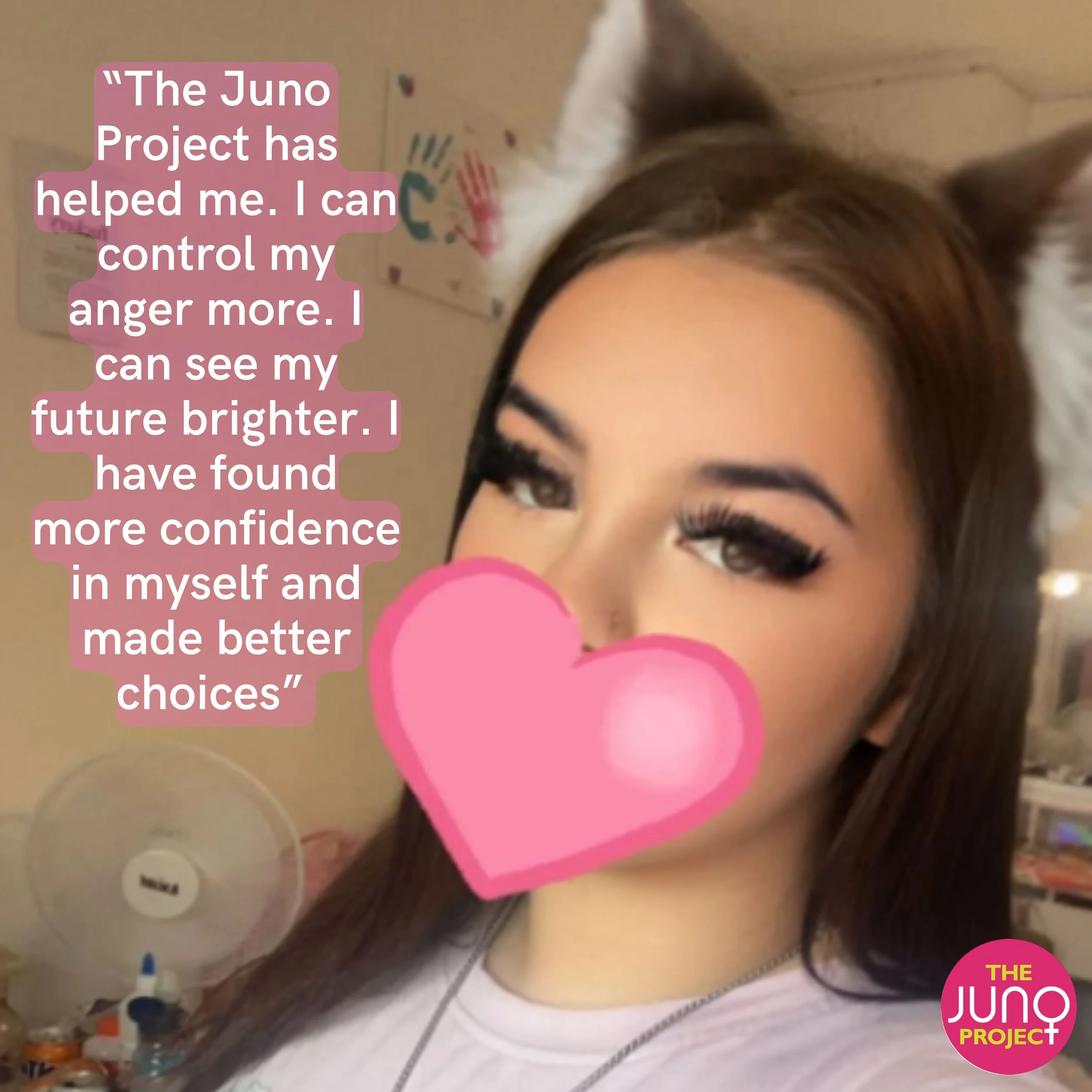 “I can control my anger” one young woman’s experience of The Juno Project
