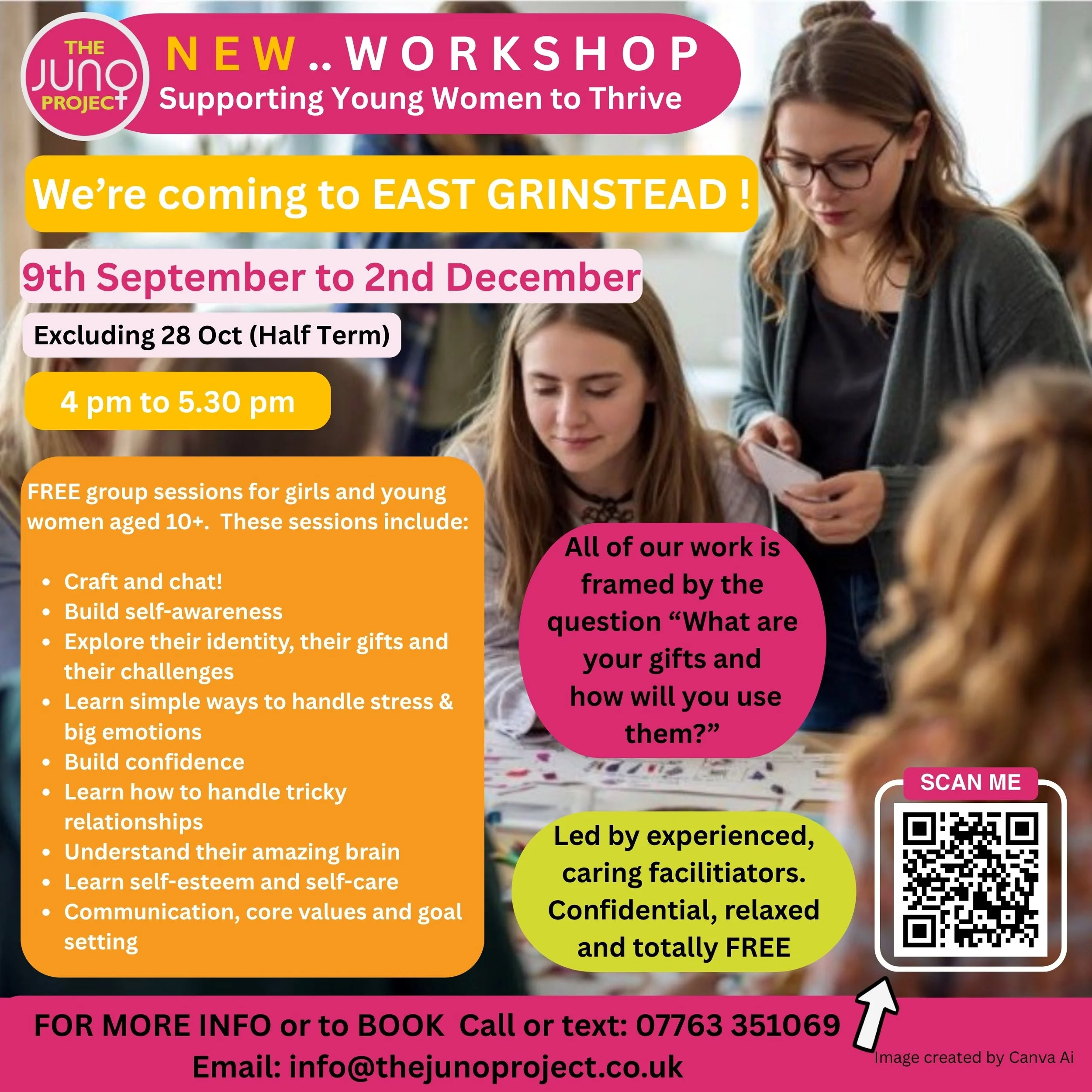 NEW WORKSHOP in East Grinstead - September 2026