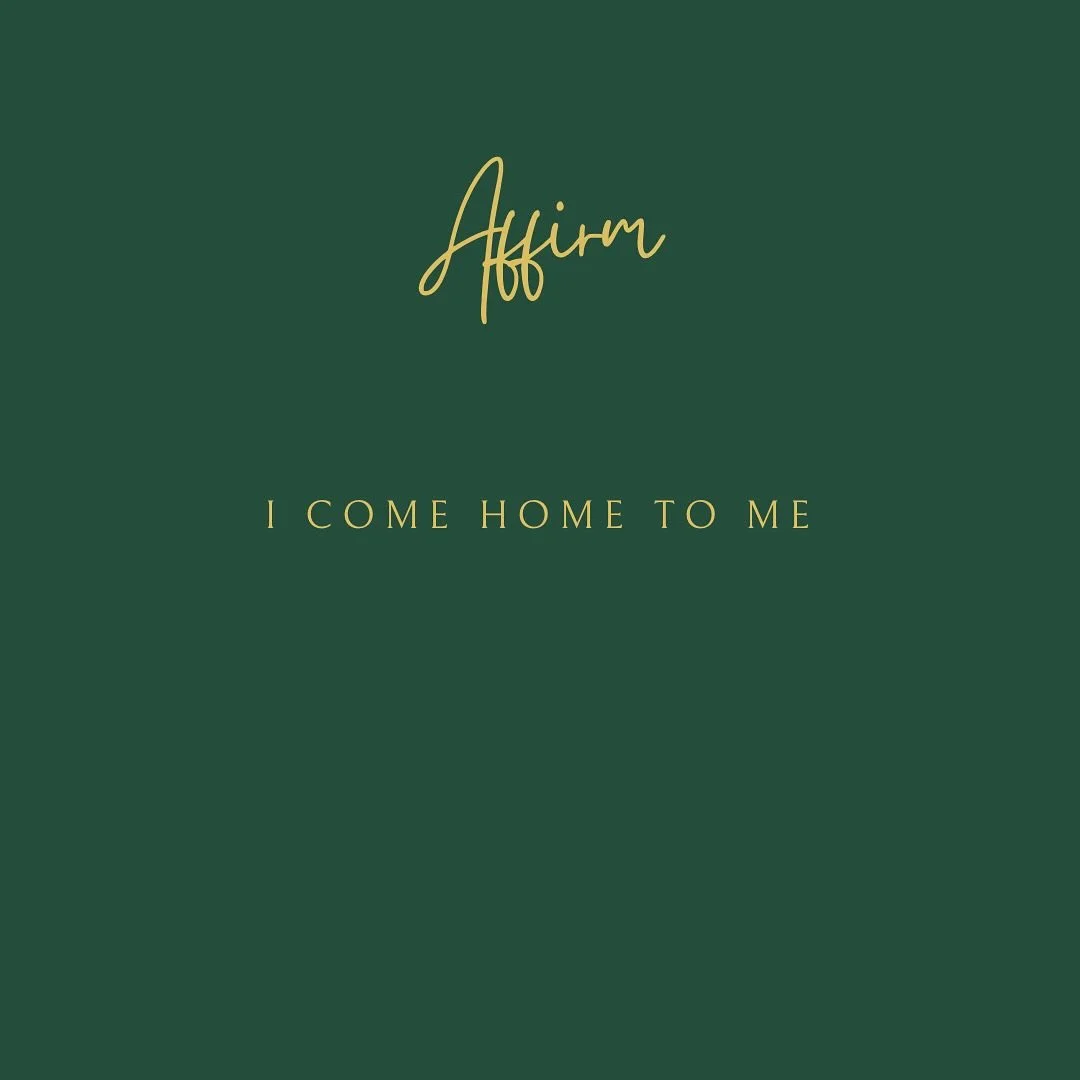 Affirm: I come home to me 🏠💗

Not a place, not a person, not a role or an identity.
But a deep, quiet returning &mdash; to my truth, my inner knowing, the stillness that has always waited patiently beneath the noise.

Coming home to yourself is not