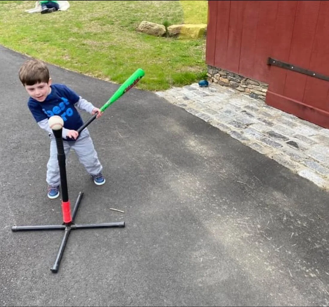 4/21/22: Spring training over here.
One of the hardest things of Duchenne is letting go of the fact that your son won&rsquo;t be able to participate in sports in the way you may have imagined. As a high school national rower, Division I recruit and t