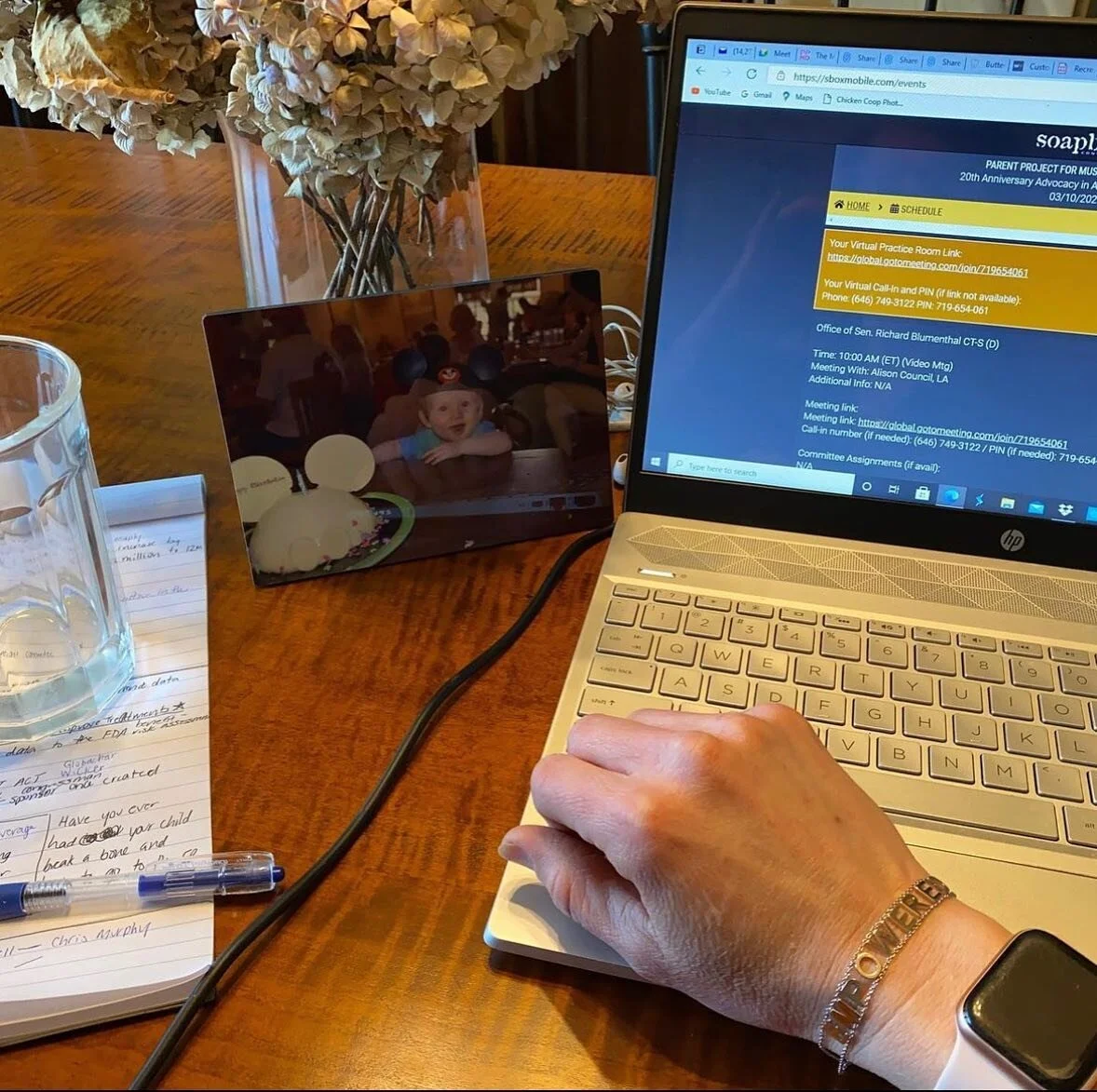 Today was my first advocacy day on Capital Hill (virtually) for Duchenne and what a wonderful day it was sharing the perspective of a family affected by this debilitating disease with representatives of Connecticut senators and congressmen and congre