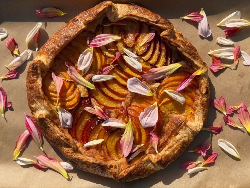 Peach Frangipane Galette