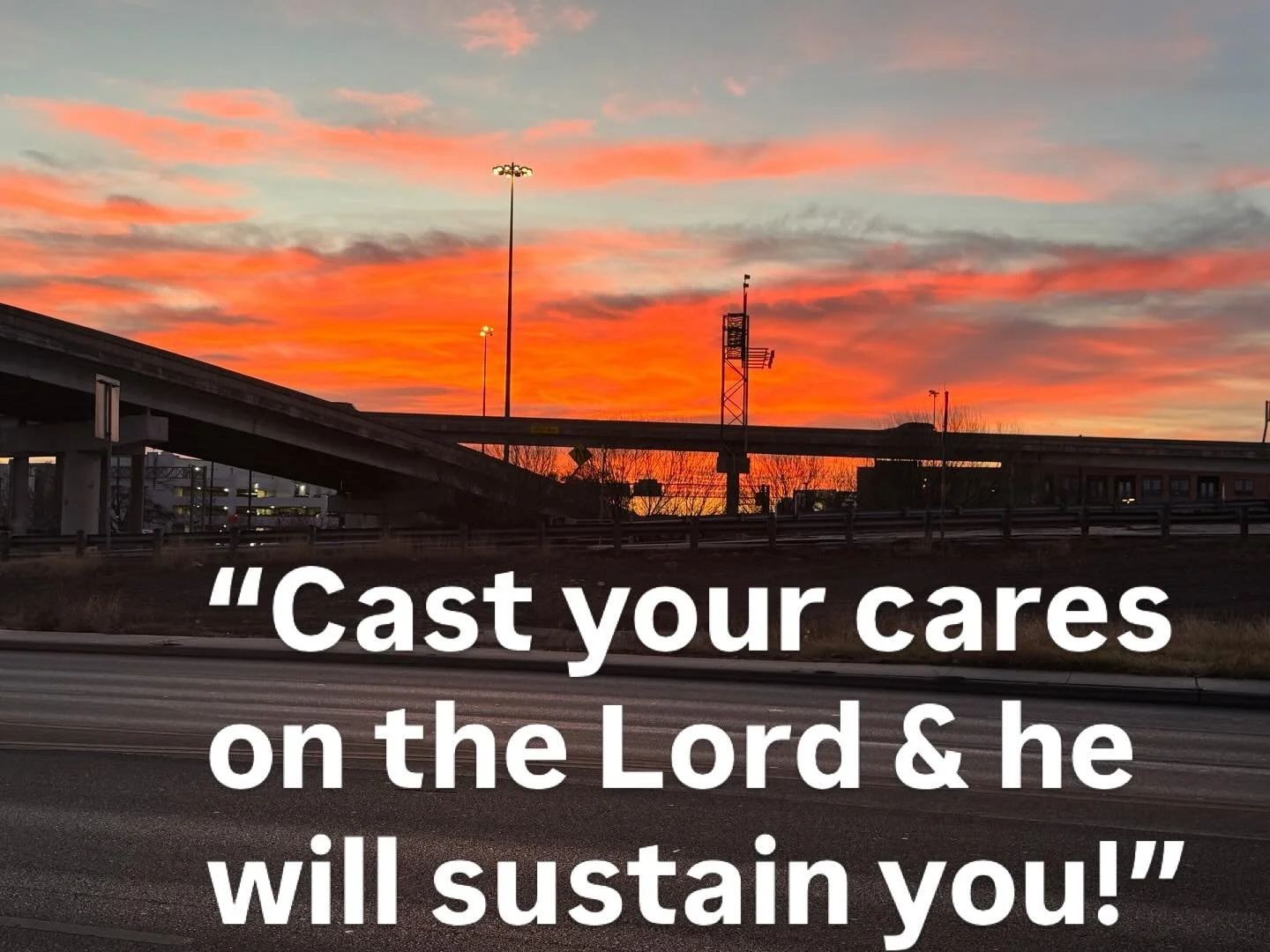 When you need a sign that he is in control &amp; that he has walked ahead &amp; cleared your path&hellip;.just look around.